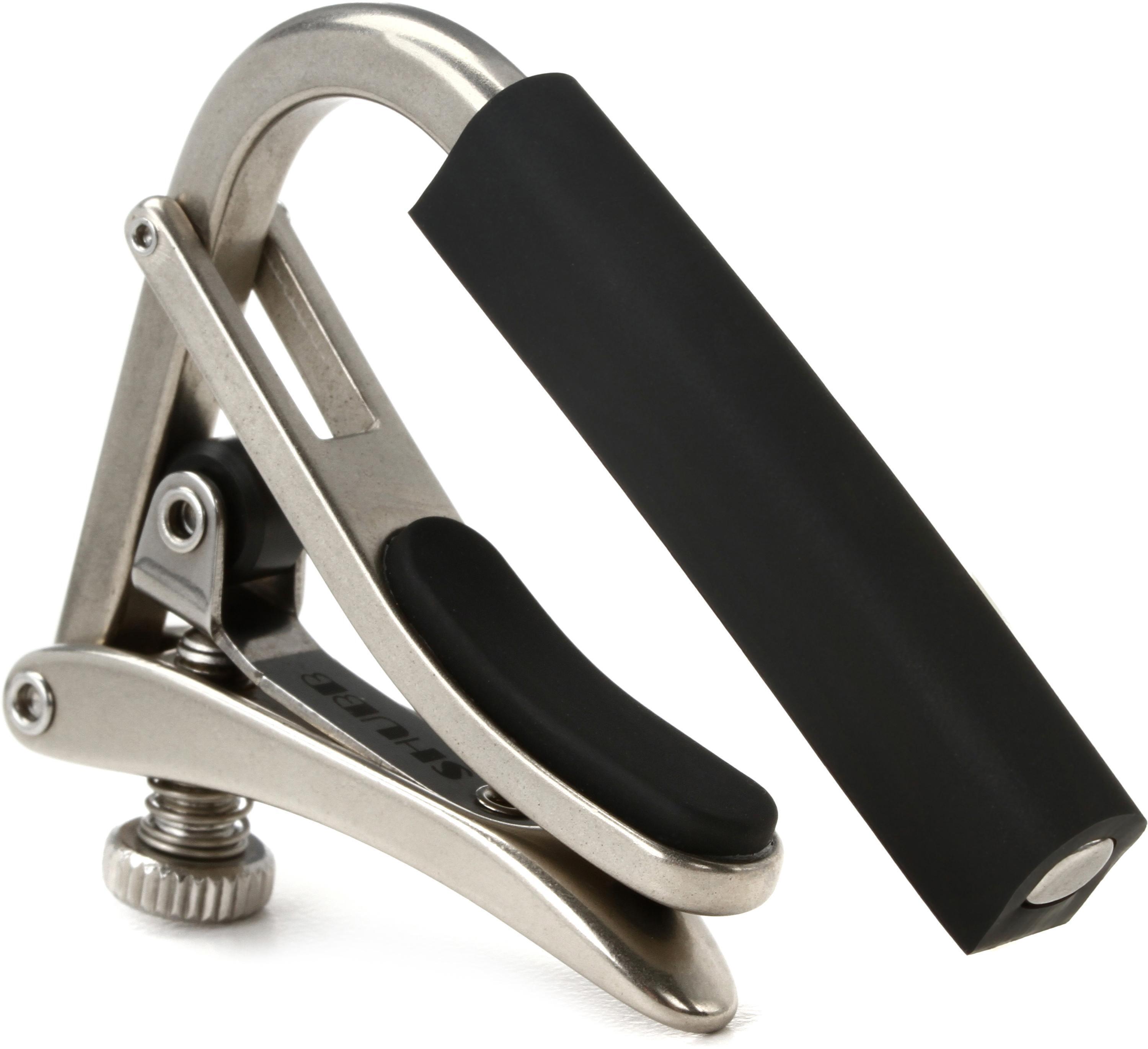 Photo of Shubb C1N Standard Capo for Steel String Guitar - Brushed Nickel