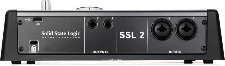 Solid State Logic SSL 2 MKII 2 x 2 USB-C Audio Interface