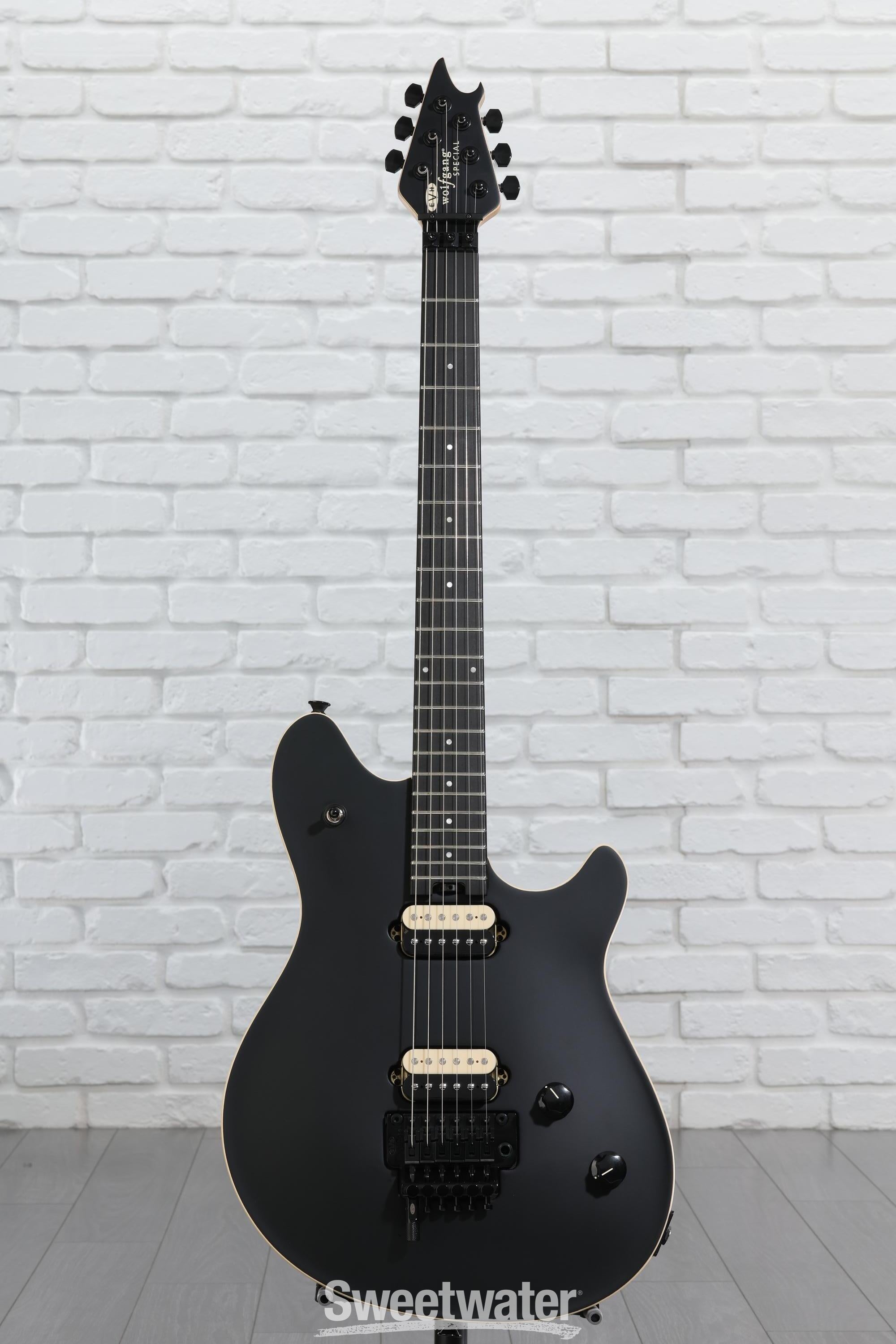 ギター EVH Wolfgang USA Signature Stealth Black Wolfgang® :: Wolfgang® Stealth, Ebony Fingerboard, Stealth