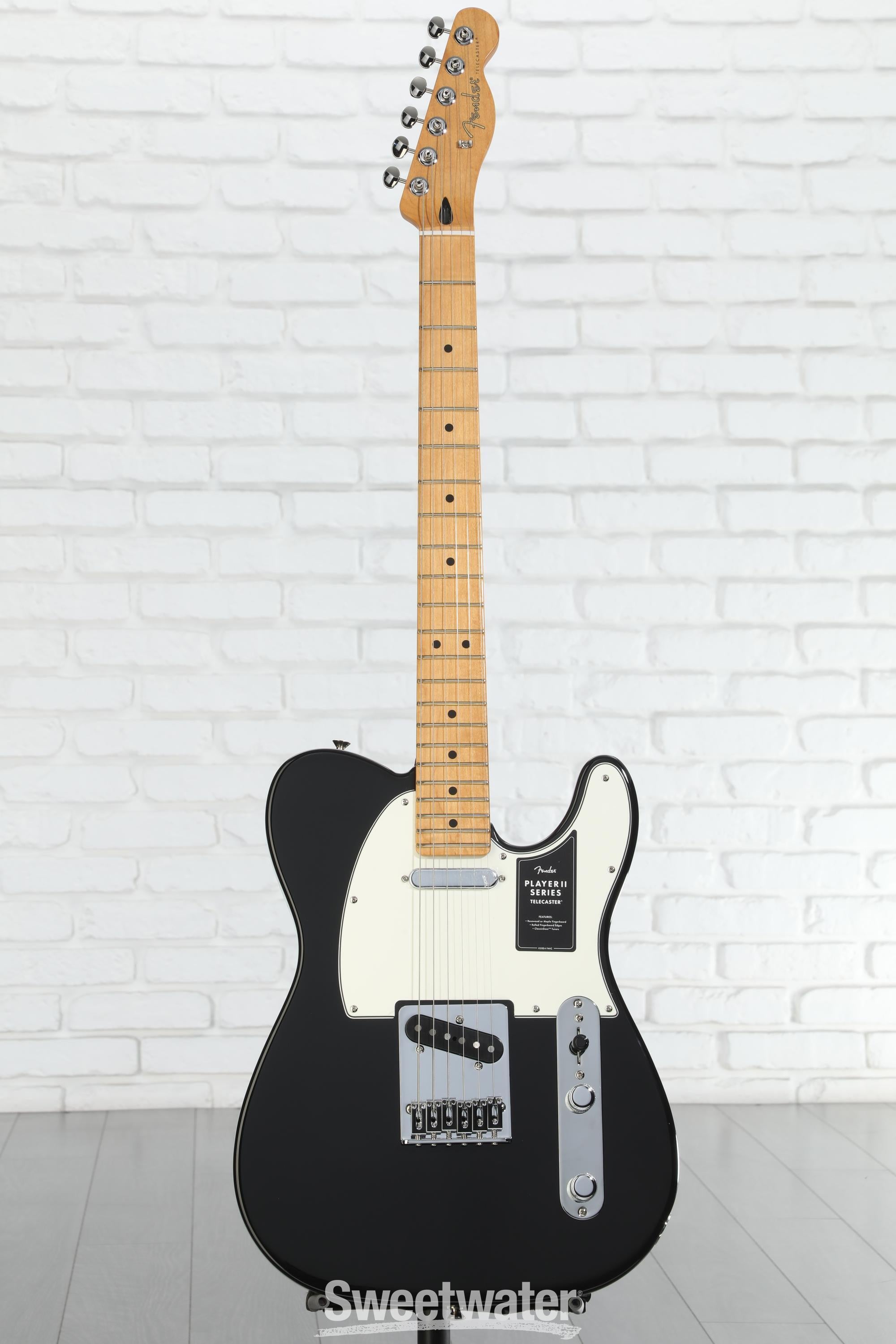 Fender Player II Telecaster Electric Guitar - Black with