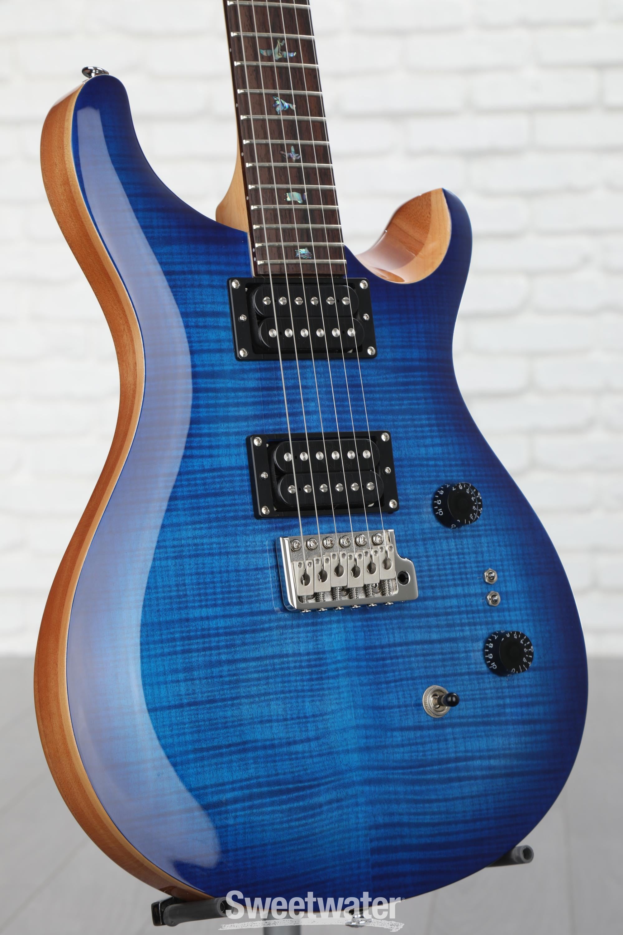 PRS SE Custom 24 35th Anniversary Electric Guitar - Faded Blue