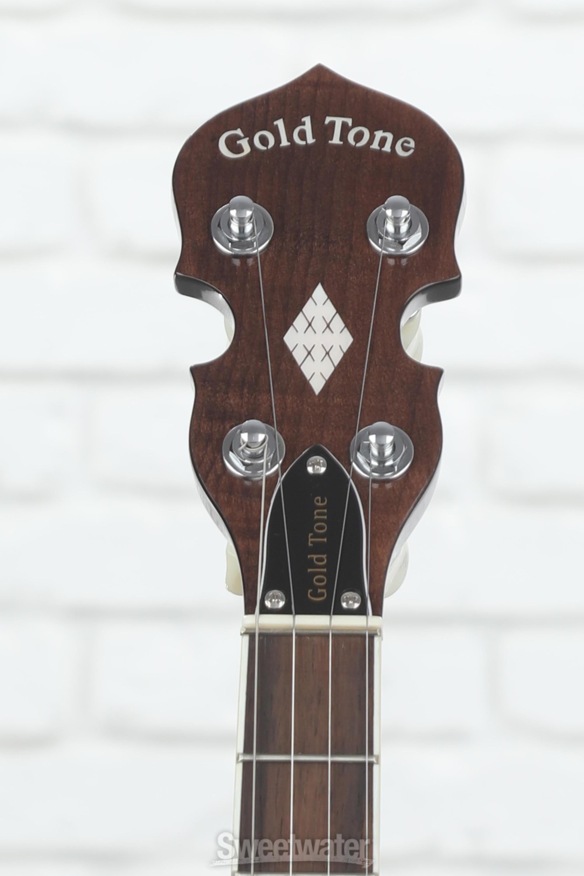 弦楽器 Gold Tone Bluegrass mini Banjo BGMini Gold Tone BG-Mini Bluegrass Mini Banjo with Case - Banjo