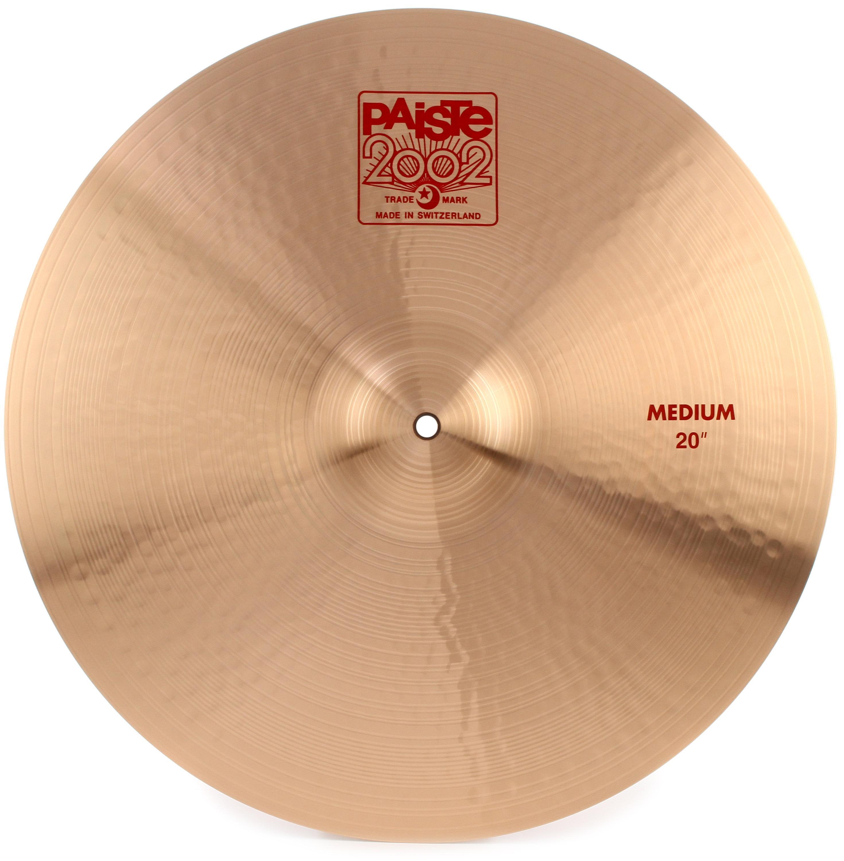 Paiste 20 inch 2002 Medium Crash Cymbal | Sweetwater