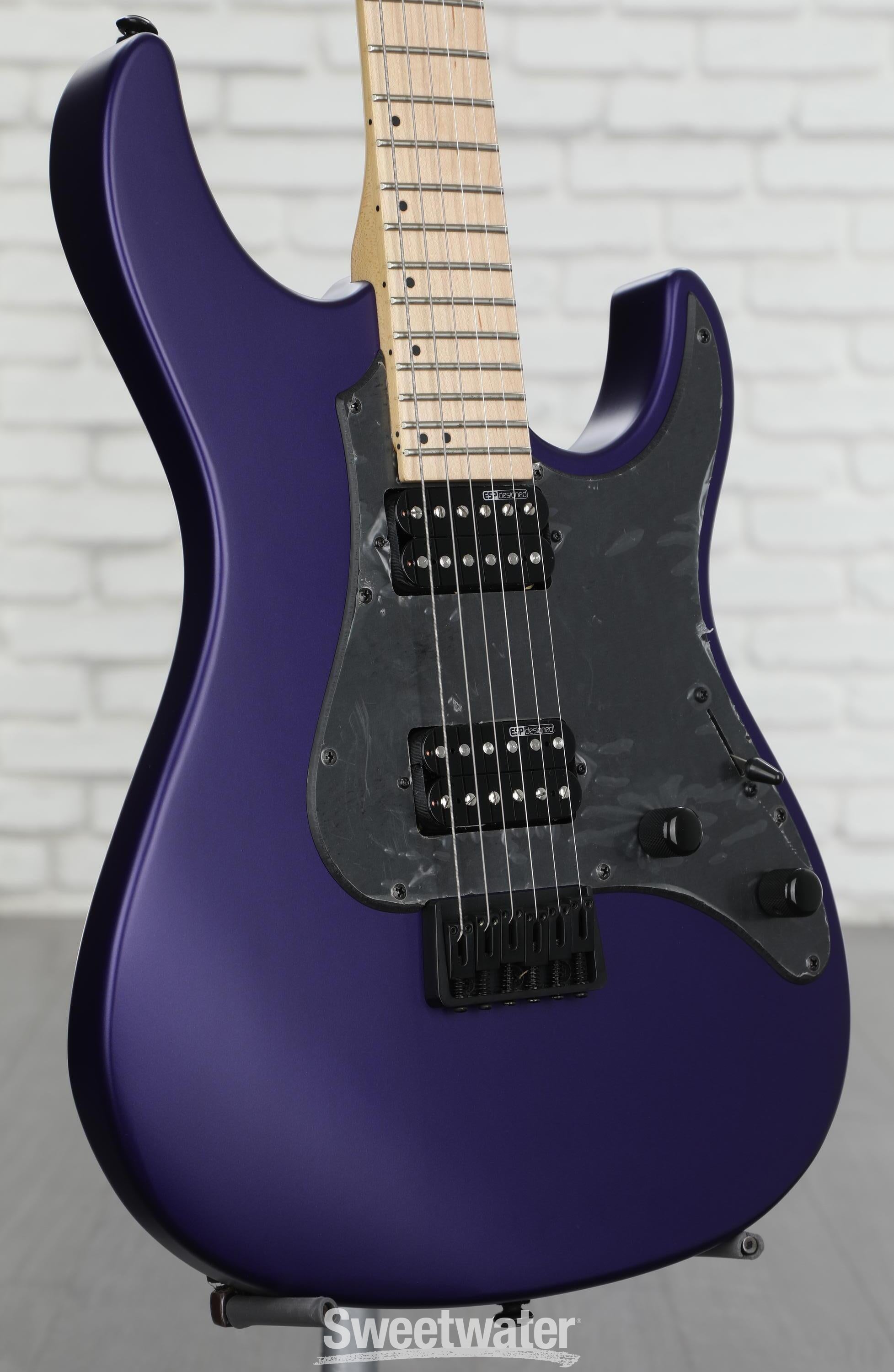 ESP LTD SN-200HT Electric Guitar - Dark Purple Metallic Satin
