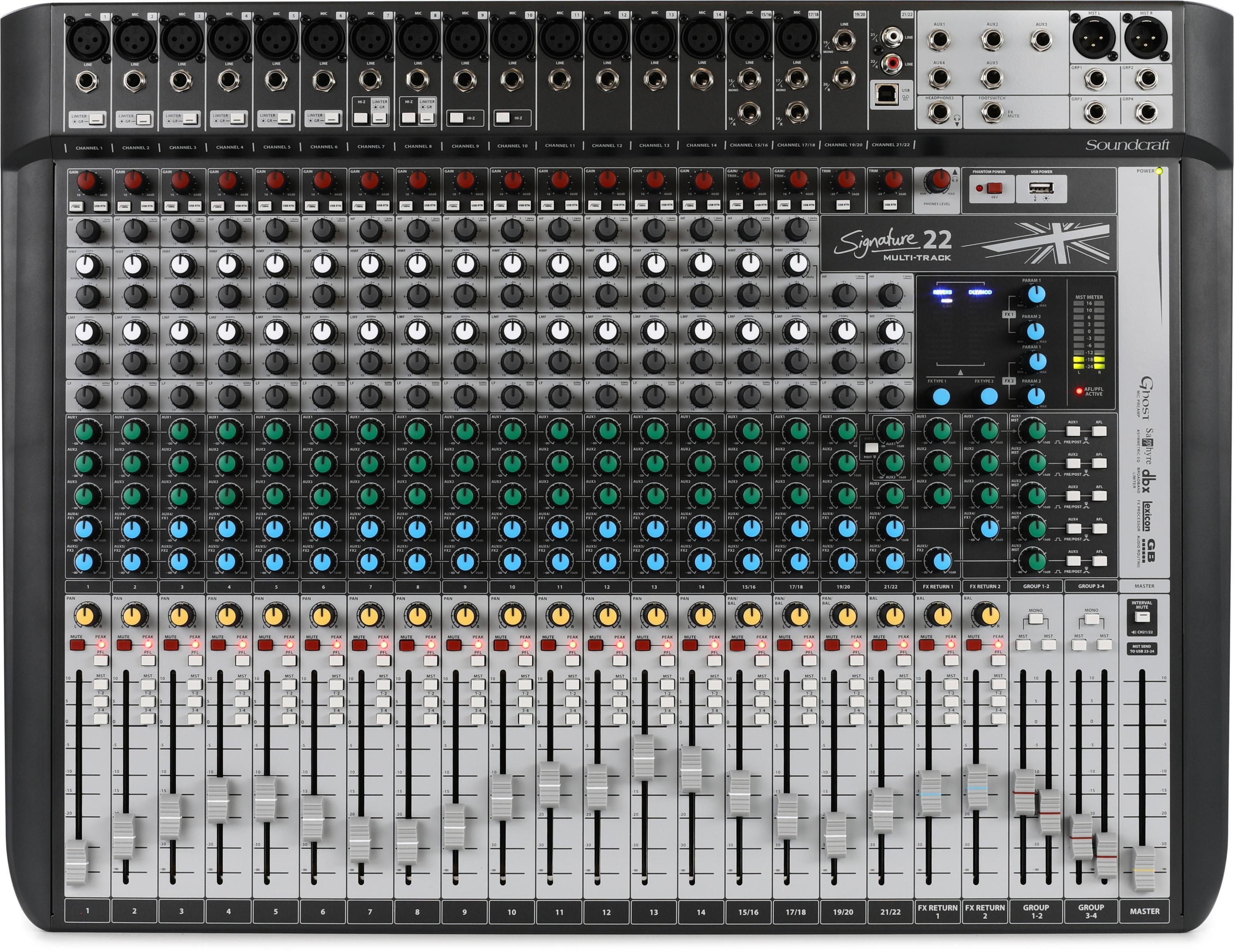 上品スタイル MTK 22 Signature Soundcraft Mixer with Interface Audio and 配信機器・PA機器・レコーディング機器