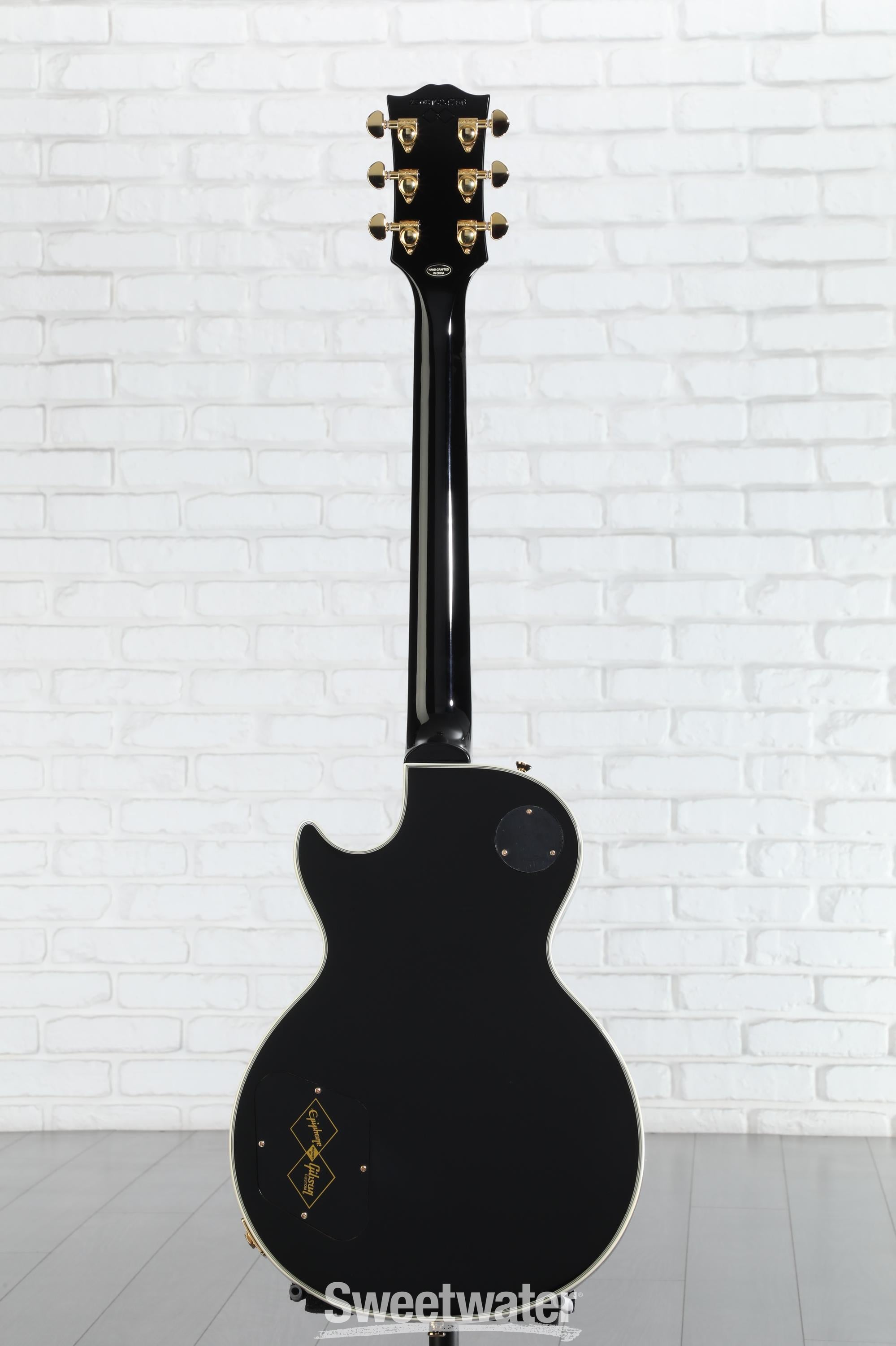 Epiphone Les Paul Custom Electric Guitar - Ebony | Sweetwater