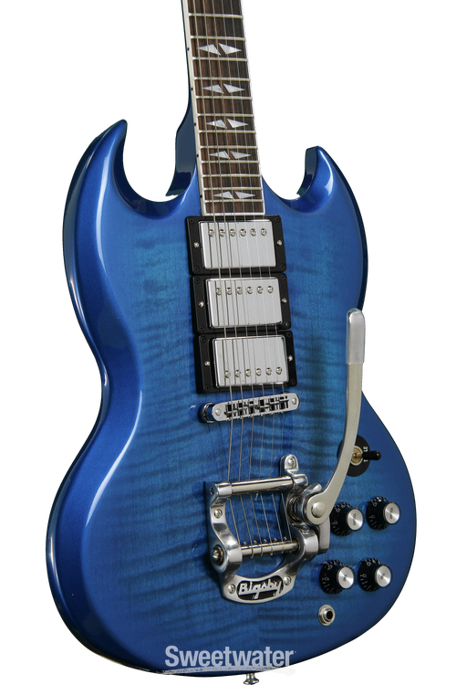 かみしるGibson SG Gibson SG Deluxe - Cobalt Fade | Sweetwater