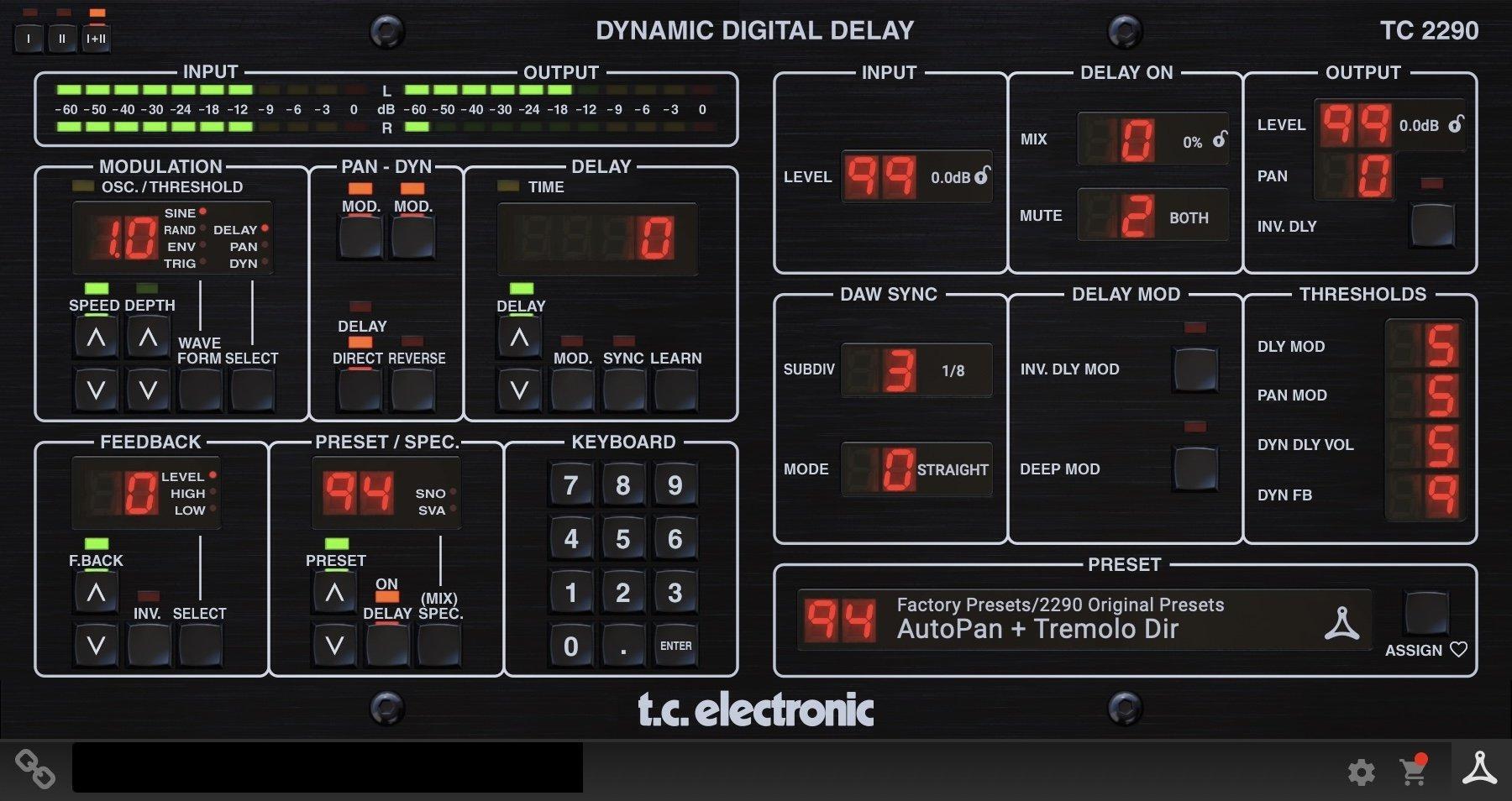 TC Electronic TC2290 Dynamic Digital Delay Plug-in | Sweetwater