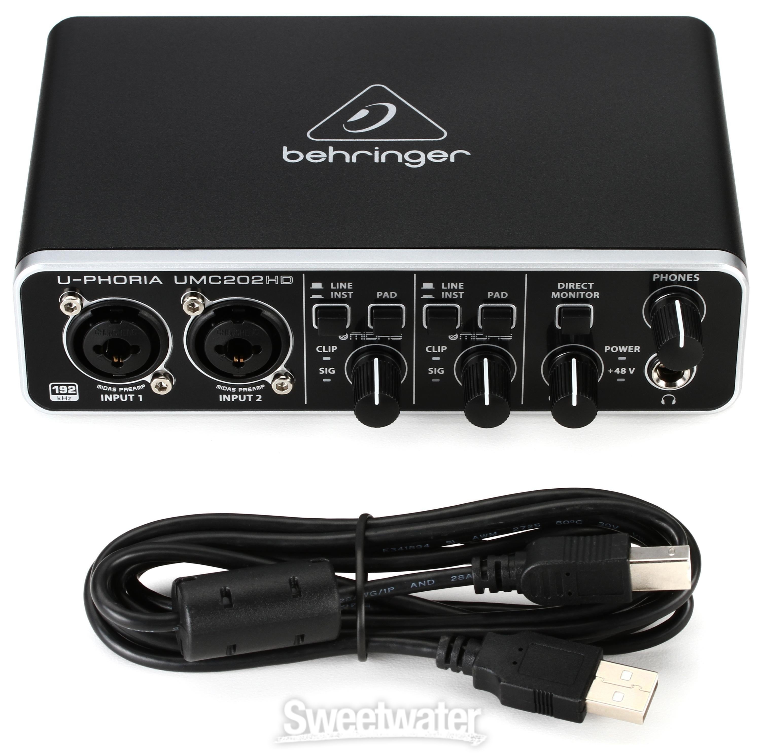 BEHRINGER USBオーディオインターフェース UMC202HD U-P… - 器材