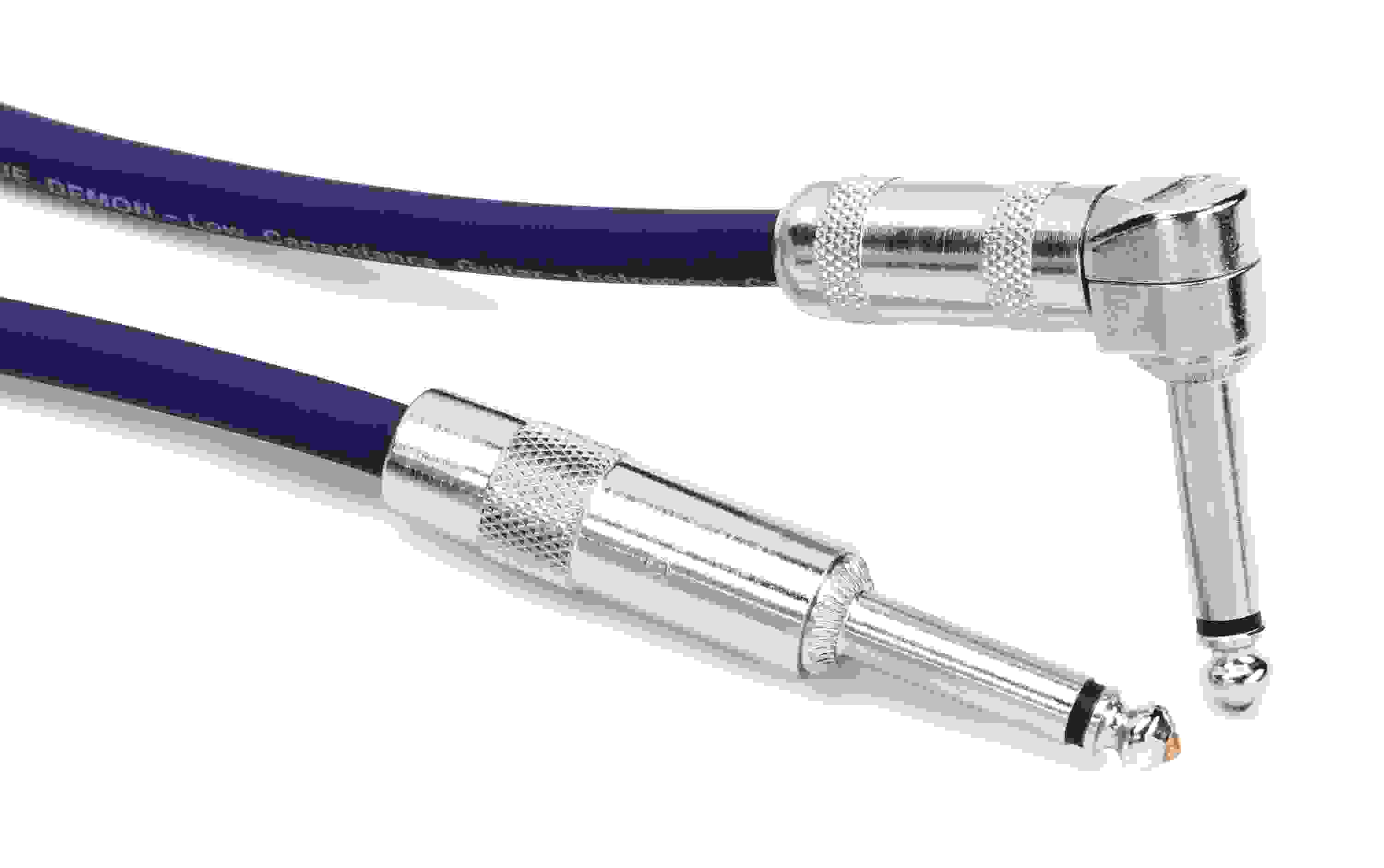 Lava Cable LCBD15R Blue Demon Straight to Right Angle Instrument Cable - 15 foot
