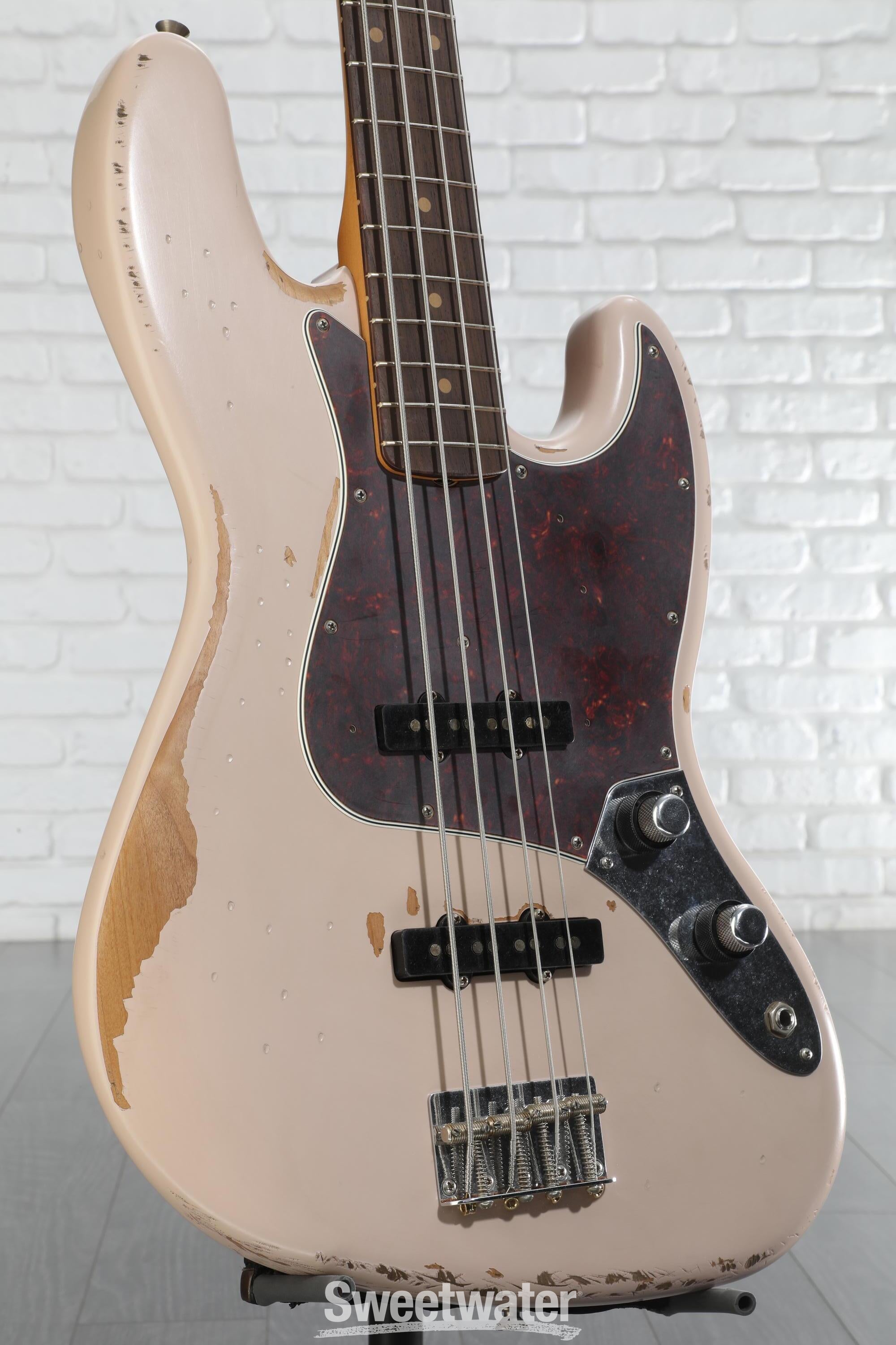 人気ブランドの新作 - Bass Jazz Flea Fender Shell Sweetwater | Worn Road Pink, ベース
