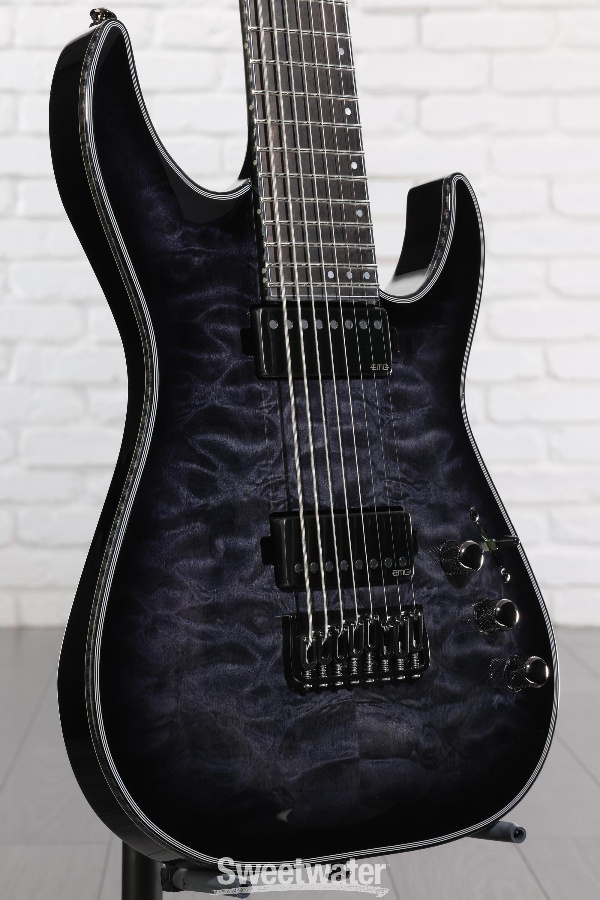 Photo of Schecter Hellraiser Hybrid C-8 Electric Guitar - Trans Black Burst