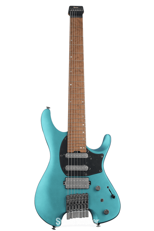 ギター Ibanez Q547-BMM Ibanez Q547 7-string Electric Guitar - Blue Chameleon Metallic