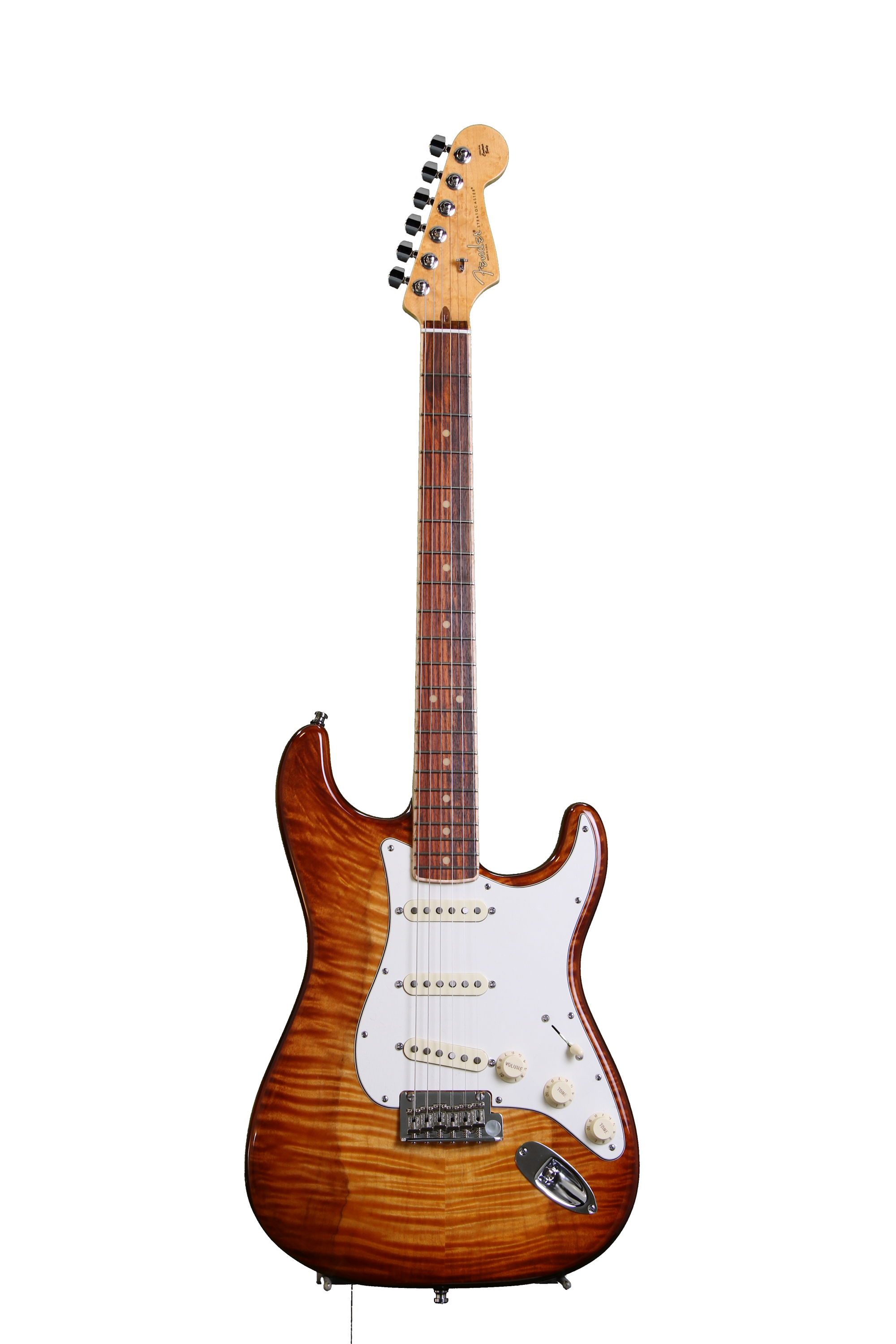 Fender Select Stratocaster Exotic Maple Quilt - Iced Tea Burst