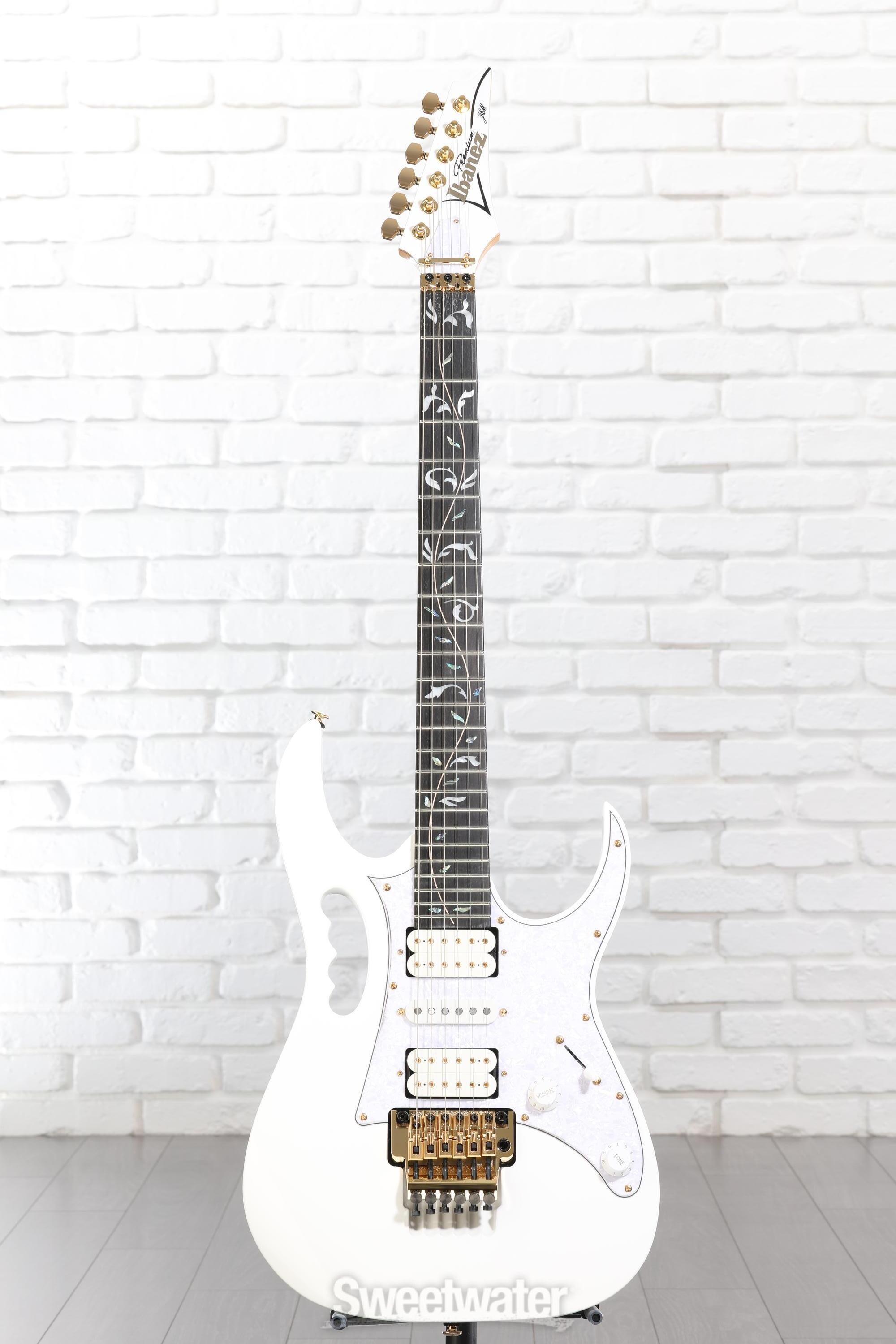 Ibanez Steve Vai Signature Premium JEM7VP - White | Sweetwater