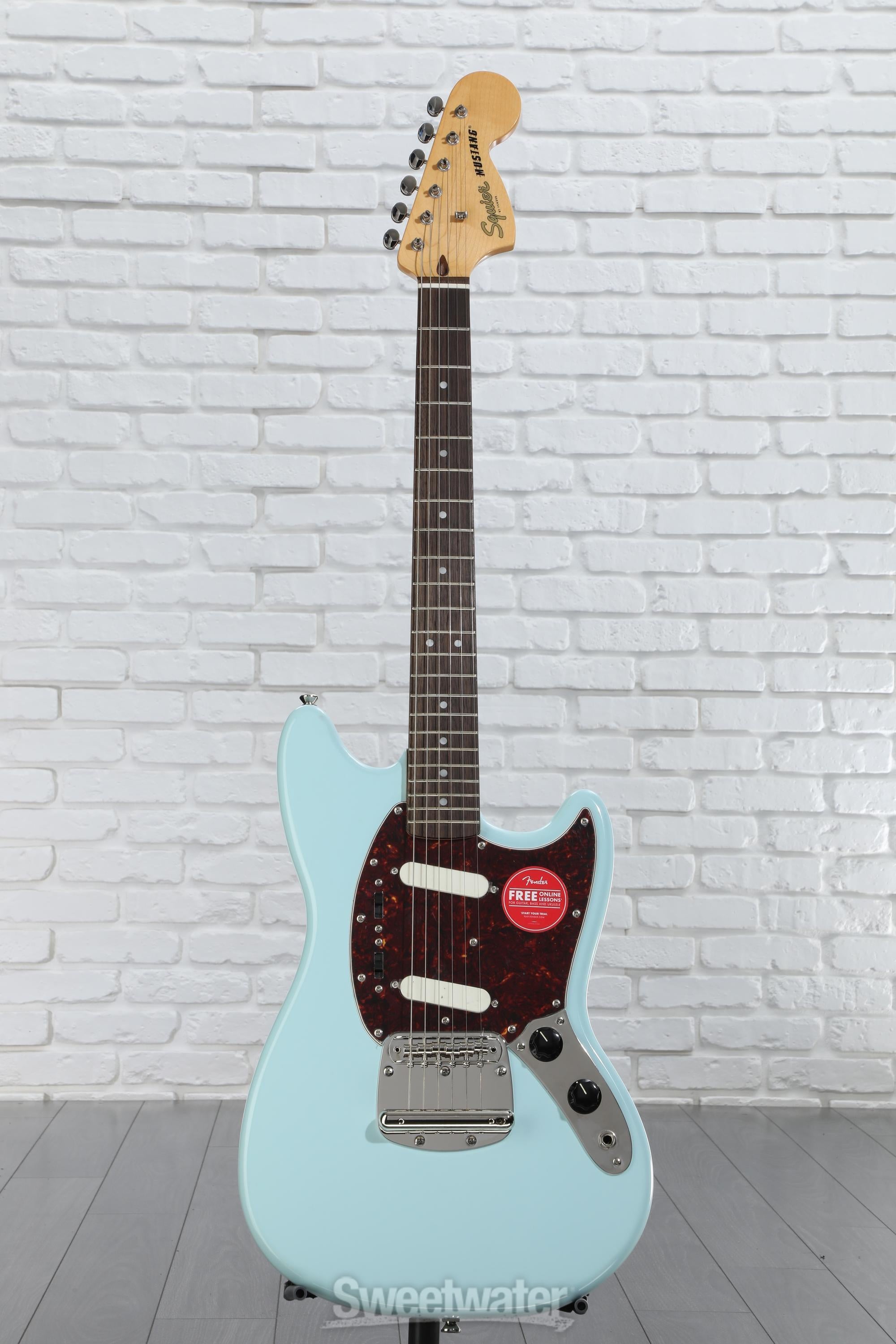 Squier Classic Vibe '60s Mustang Electric Guitar - Sonic
