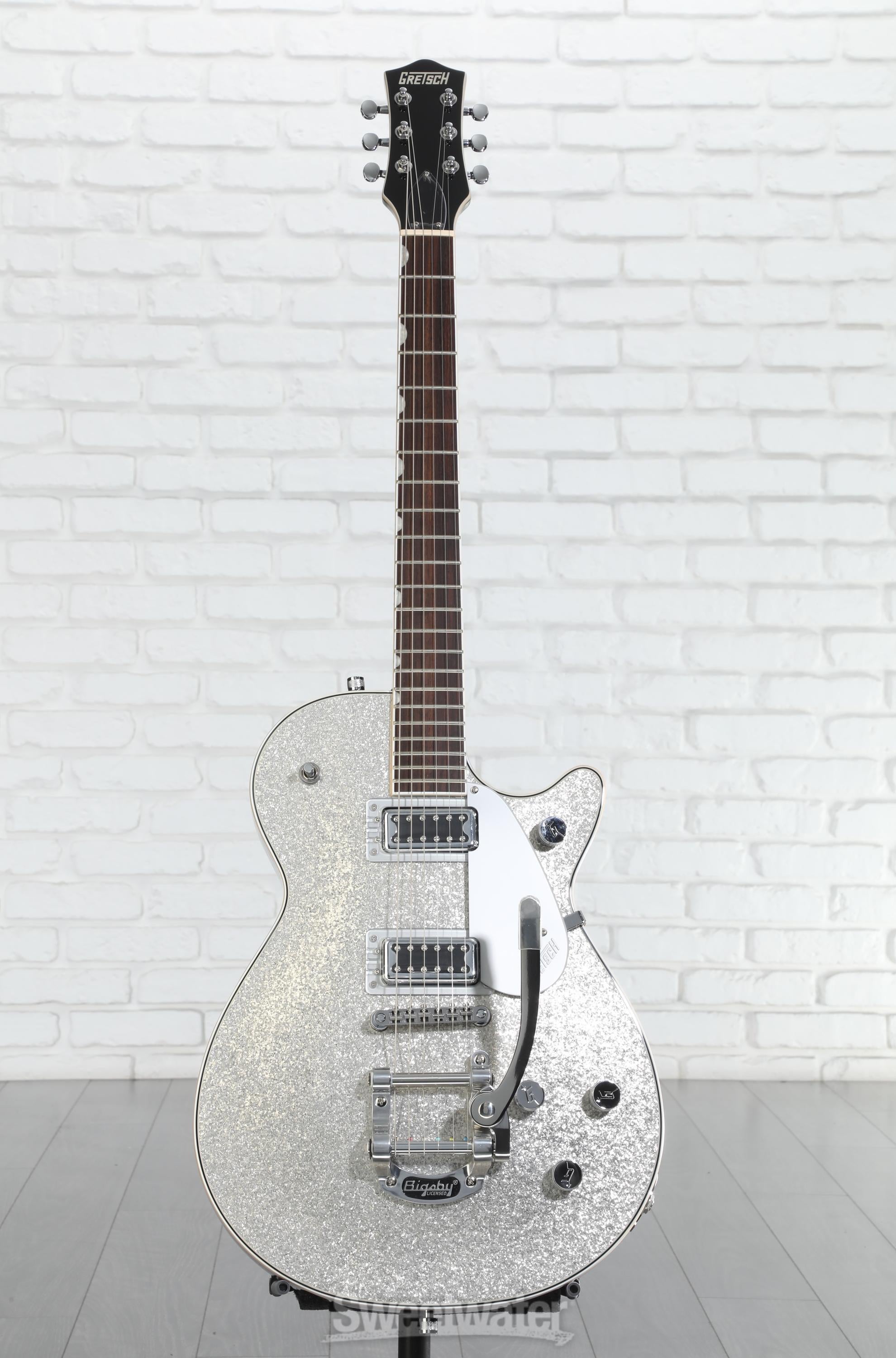 Gretsch Electromatic Jet Electric Guitar - Silver Sparkle | Sweetwater