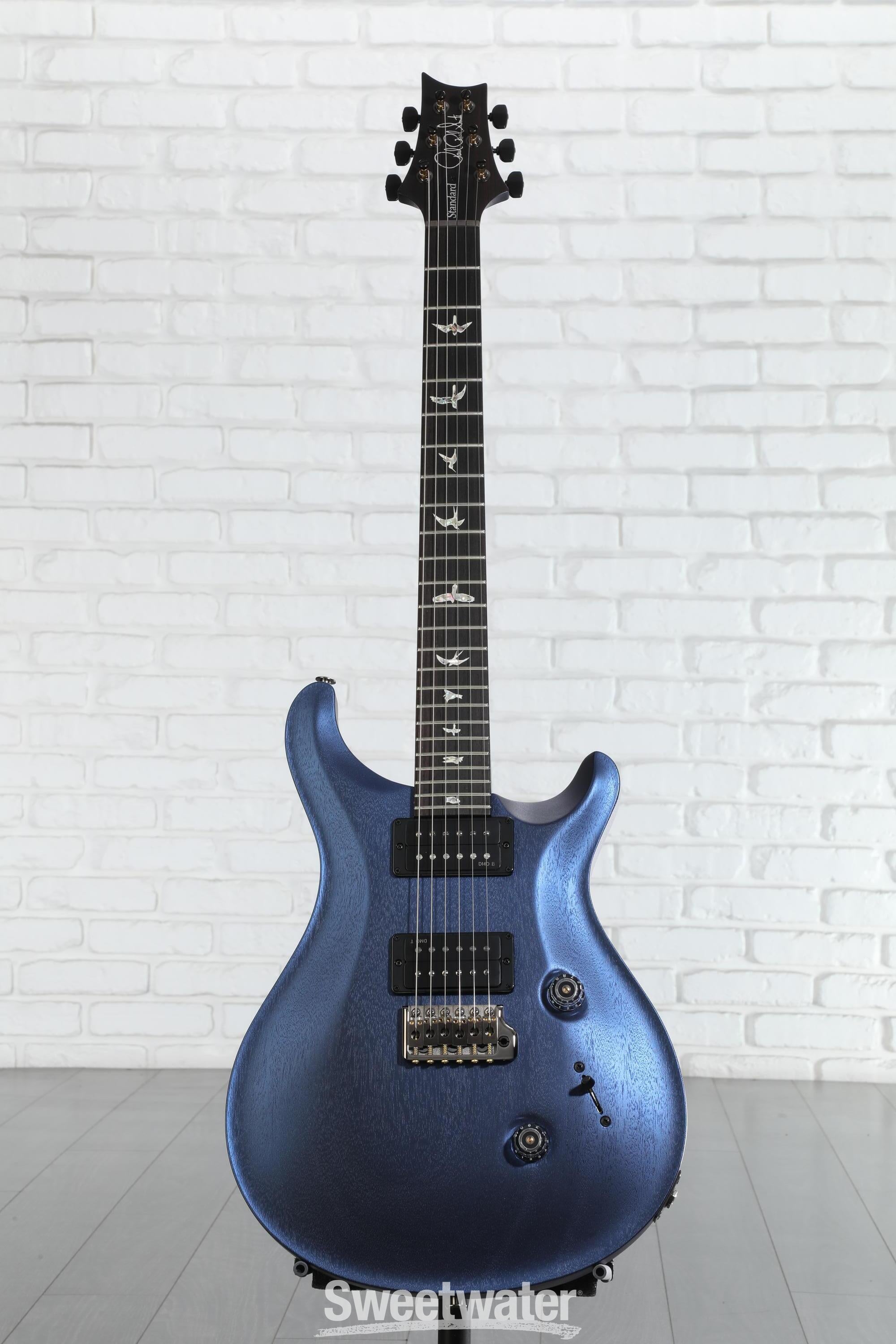 PRS Standard 24 Satin Electric Guitar - Satin Pearl Black | Sweetwater