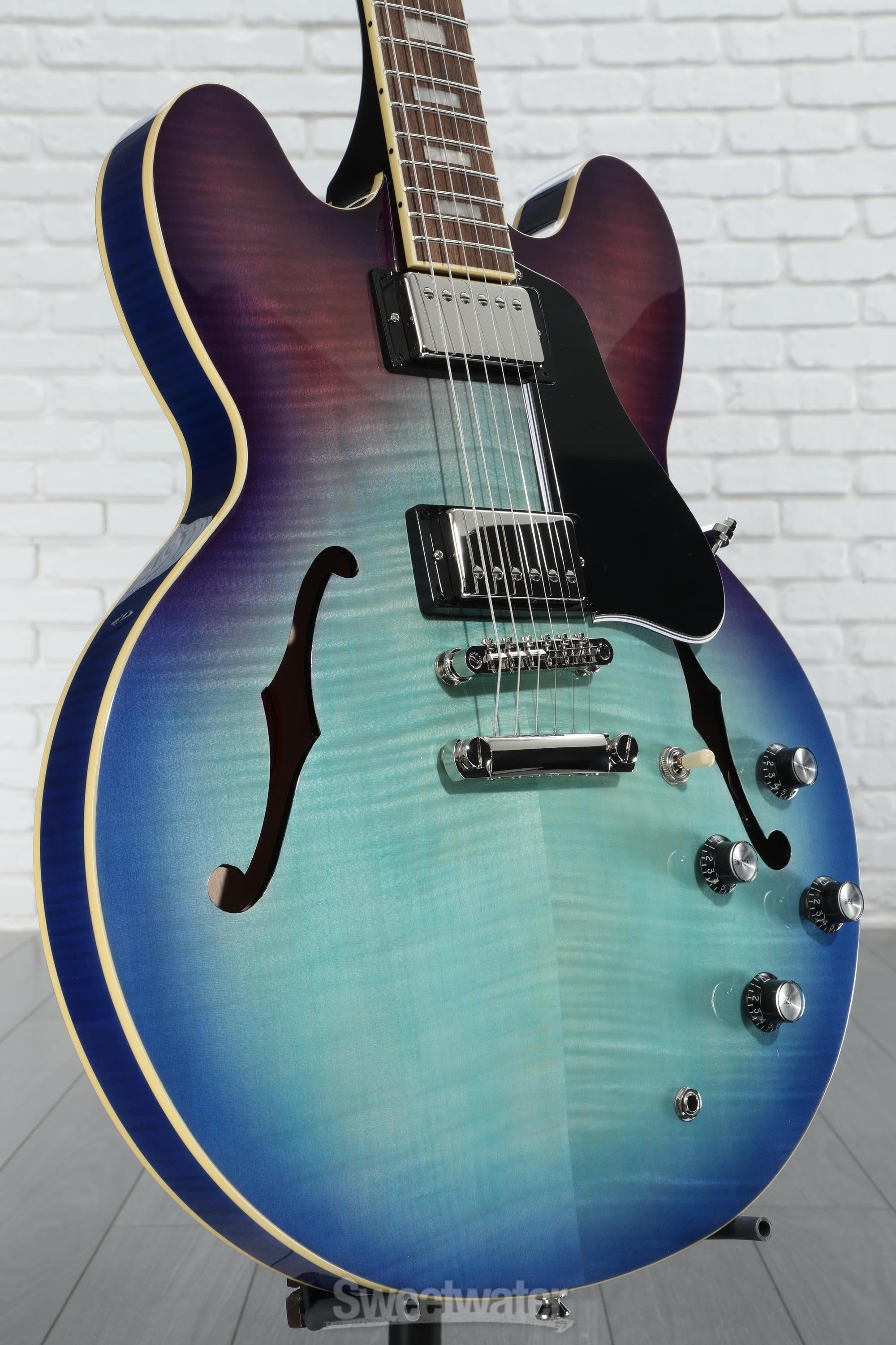 エピフォンES-335 Figured Blueberry Burst Epiphone ES-335 Figured, Blueberry Burst | Epiphone