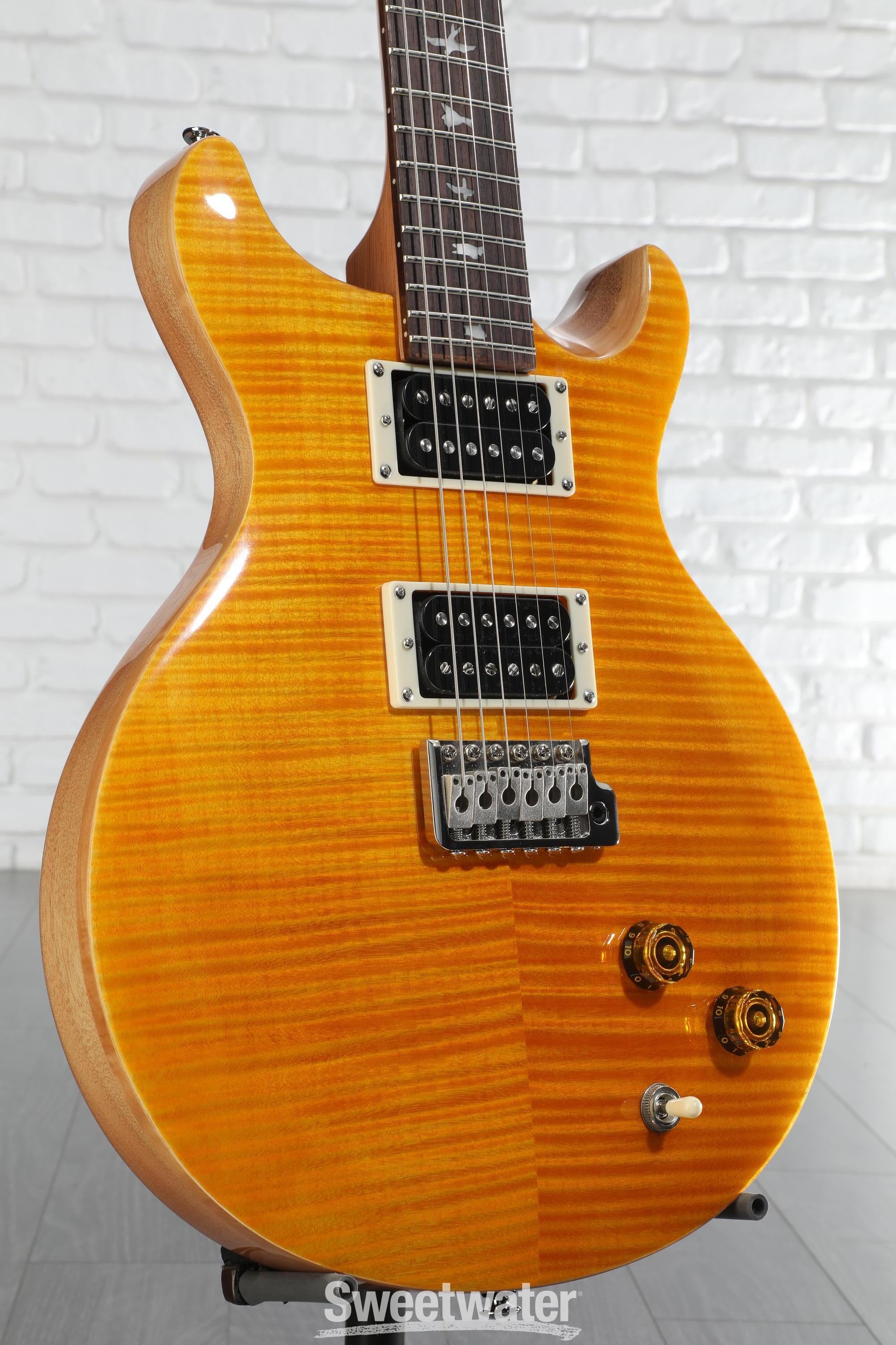 PRS SE Santana Electric Guitar - Santana Yellow | Sweetwater