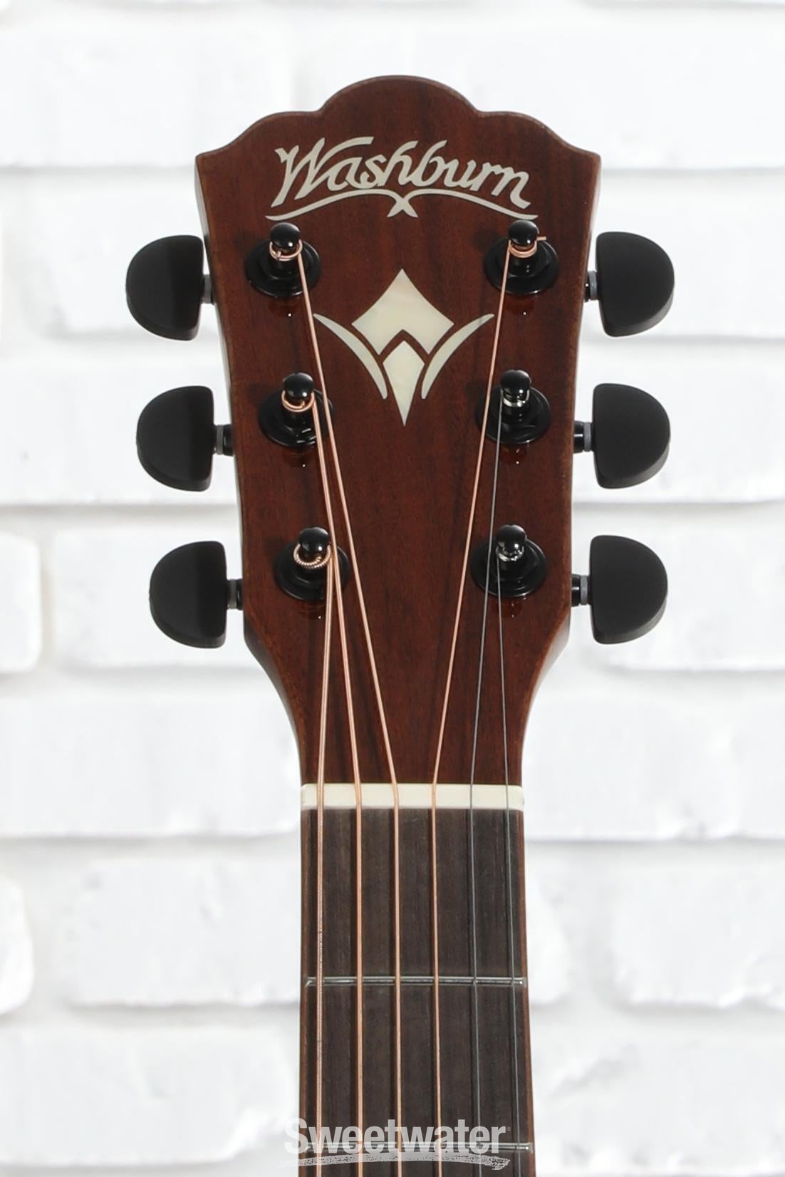 Washburn Comfort G55CE Koa Acoustic-electric Guitar - Natural with