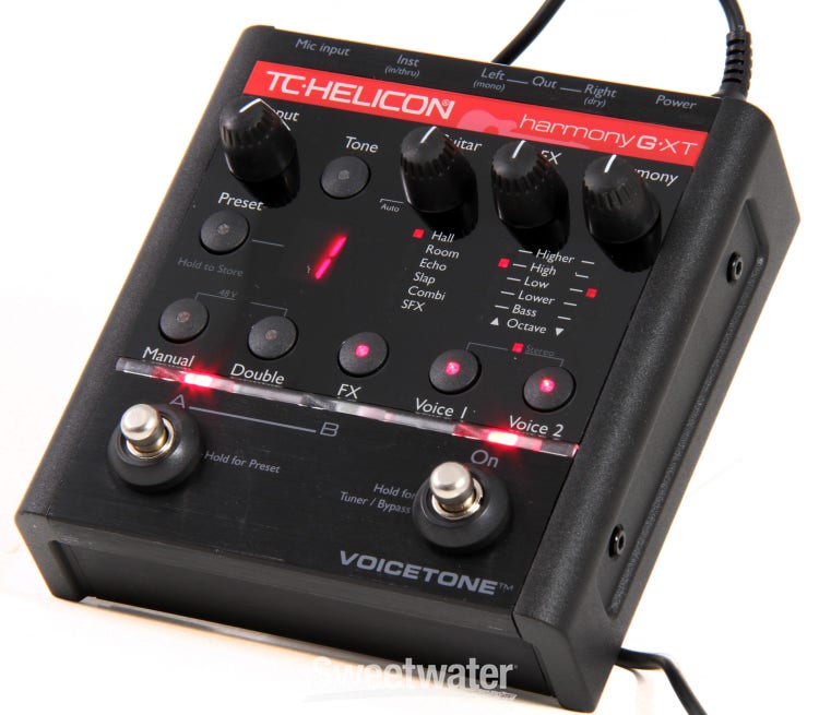 TC HELICON VOICETONE CORRECT XT VOCAL EFFECTS PEDAL