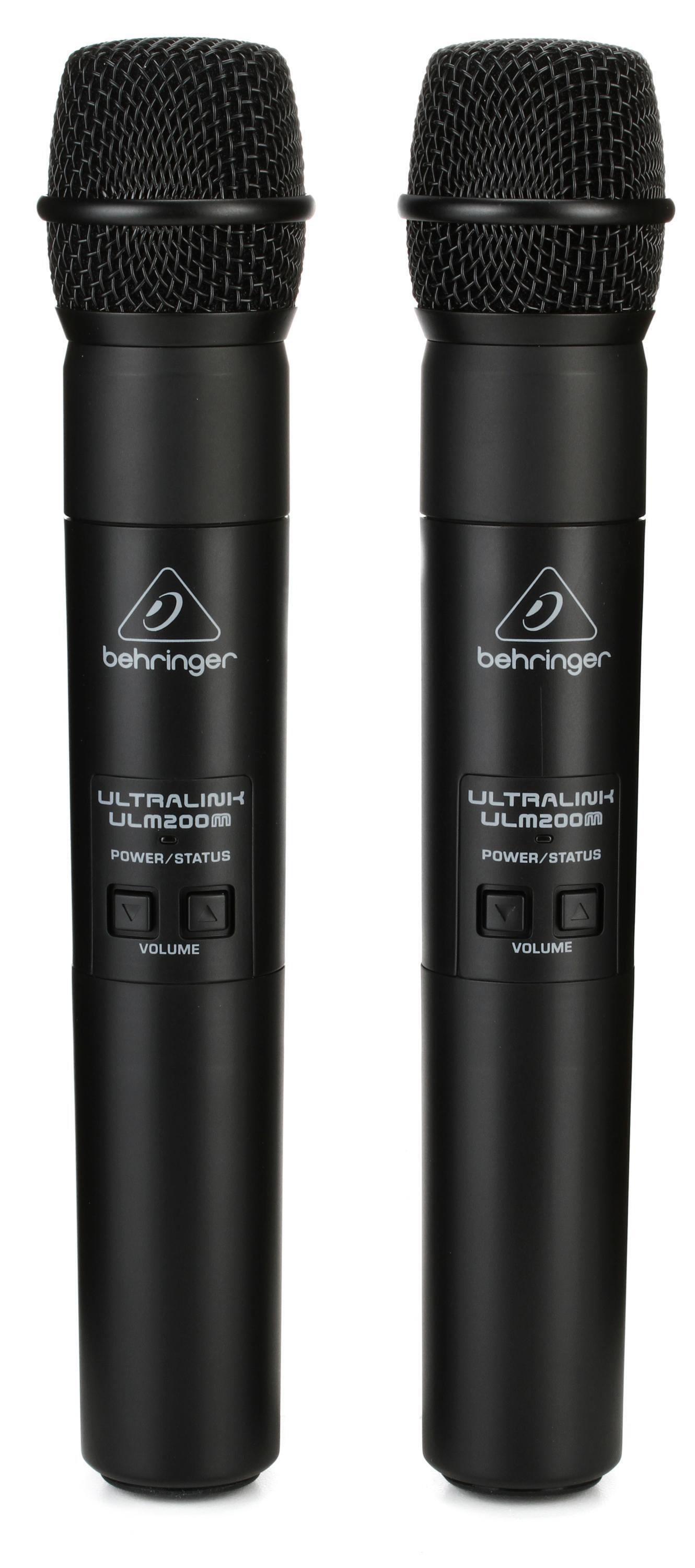 Bundled Item: Behringer Ultralink ULM202USB Wireless USB Dual Microphone System
