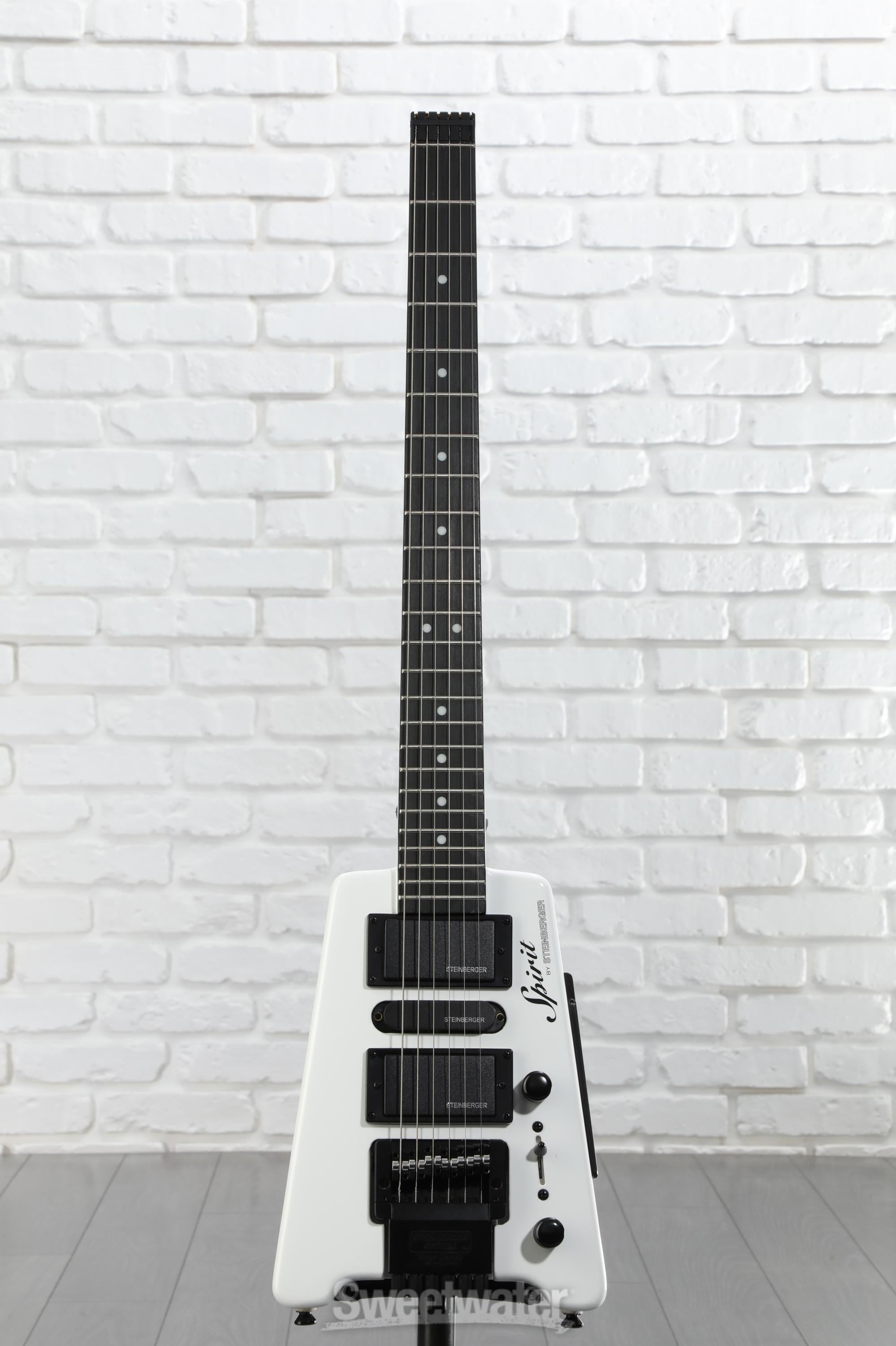 Steinberger Spirit GT-PRO Deluxe Electric Guitar - White | Sweetwater
