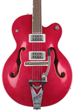 Photo of Gretsch G6120T-HR Brian Setzer Signature Hot Rod - Magenta Sparkle with Rosewood Fingerboard