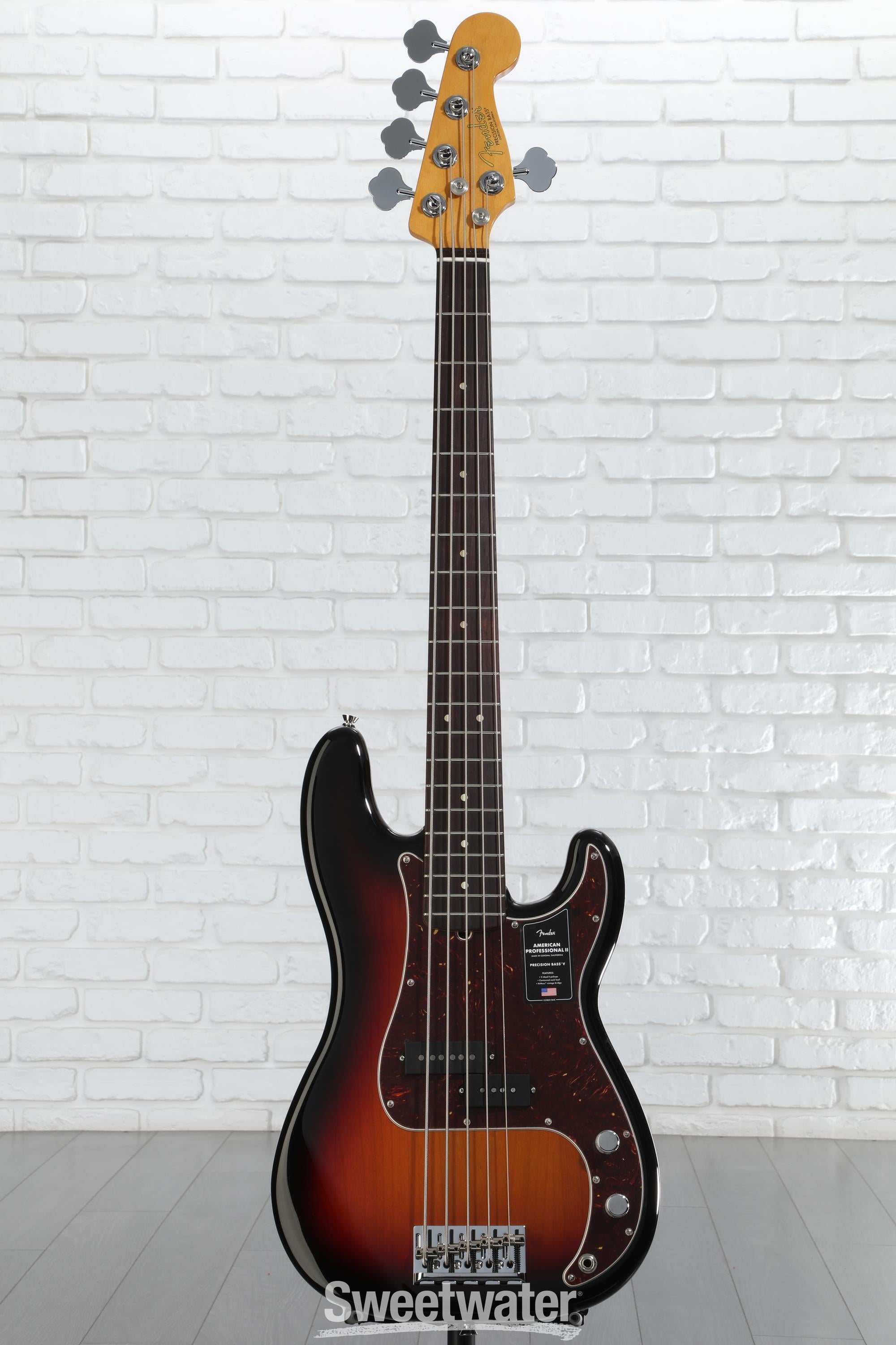ベース Fender USA ProfessionalII PrecisionBassV Fender American Professional II Precision Bass V - 3-color