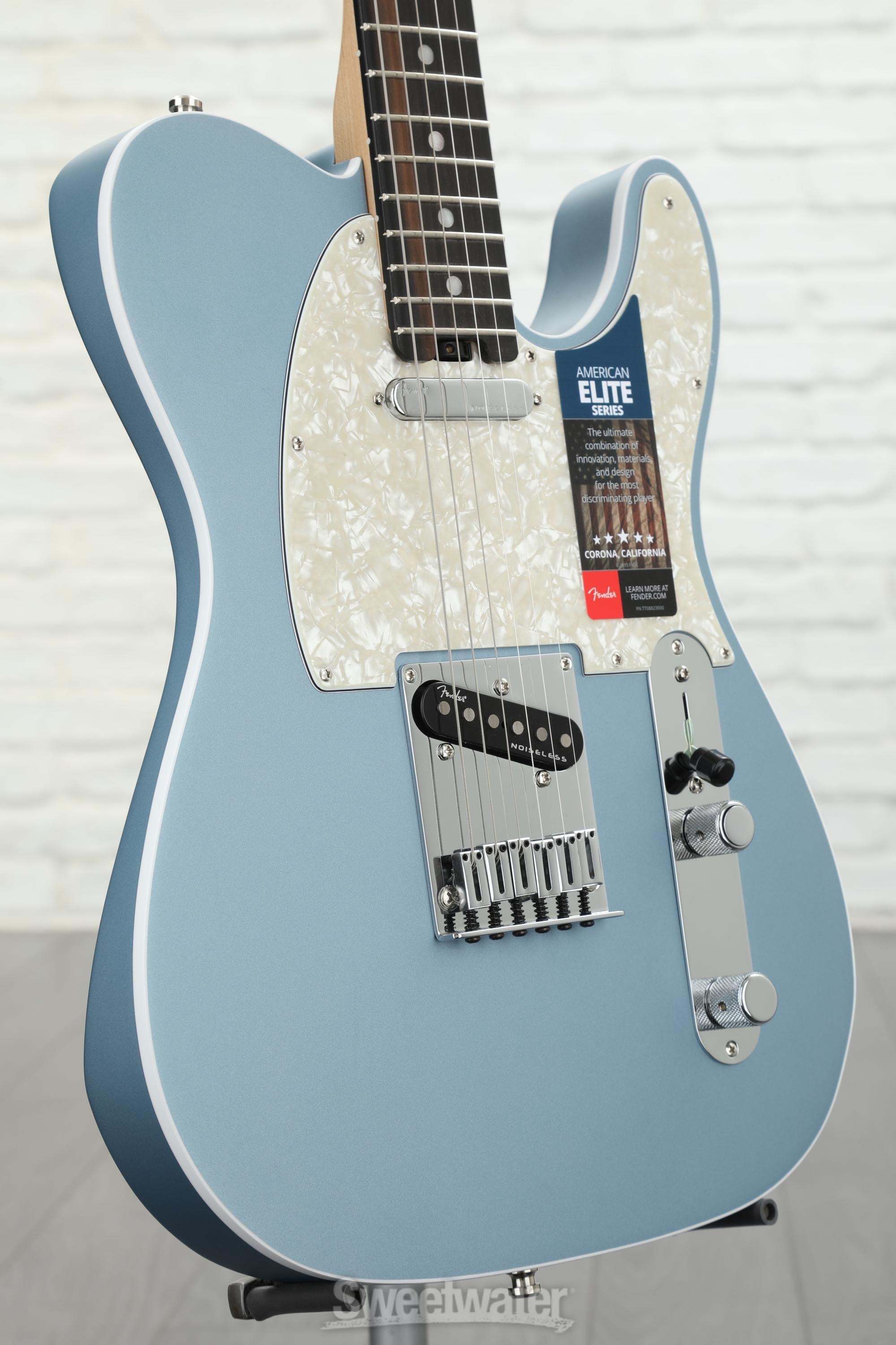 Fender American Elite Telecaster - Satin Ice Blue Metallic w