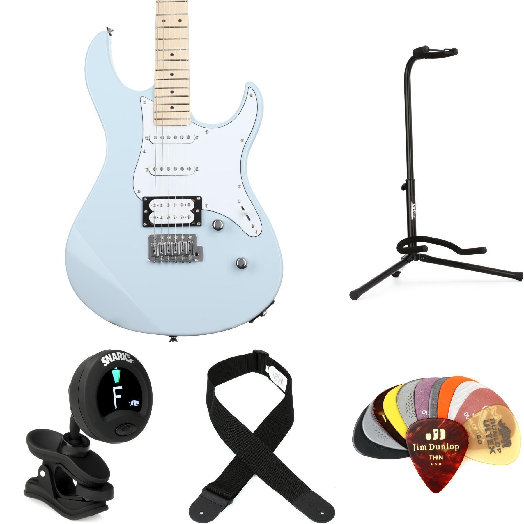 Yamaha PAC112VM Pacifica Essentials Bundle - Ice Blue