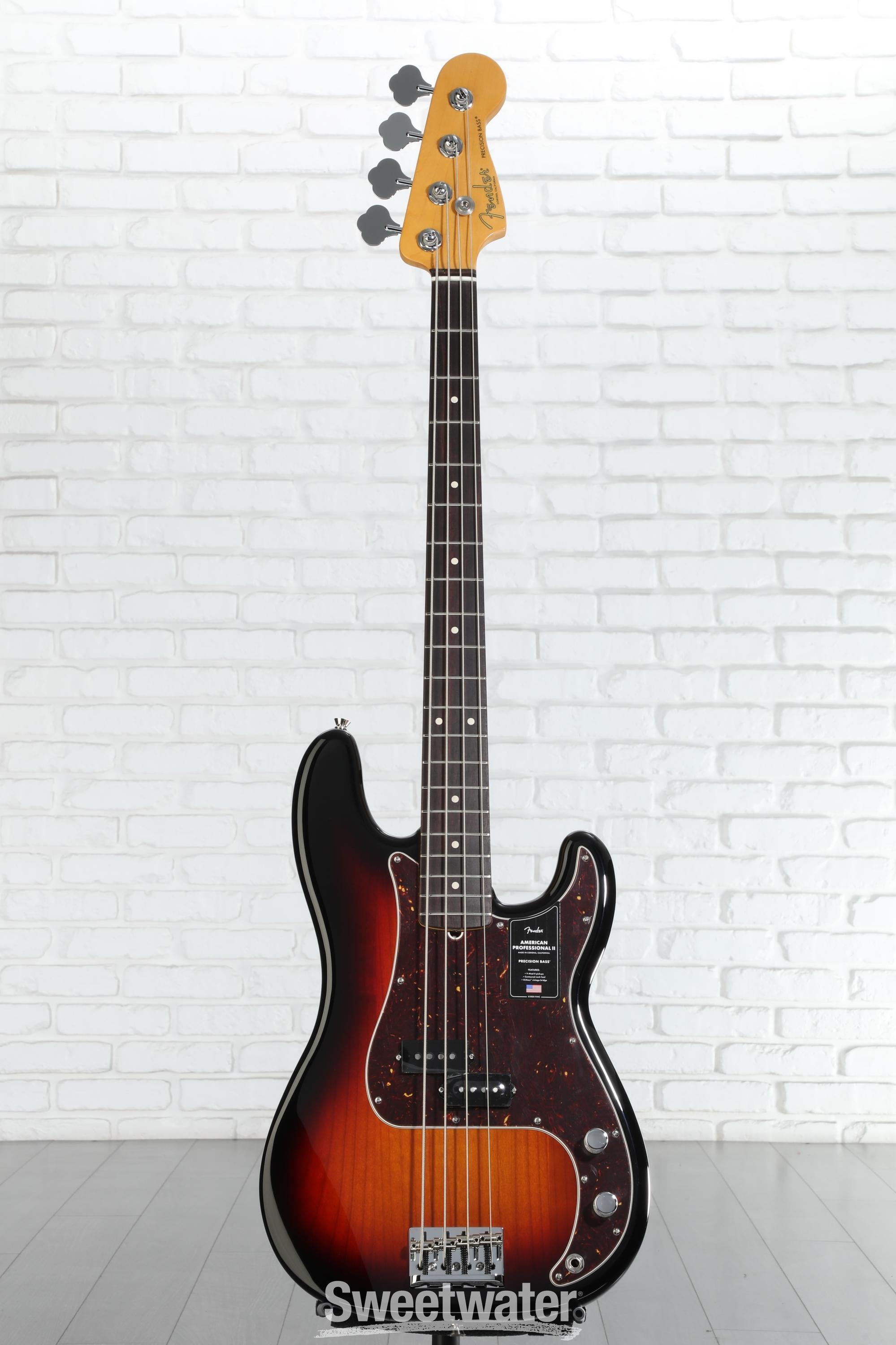 ベース American Professional II Precision Bass Fender American Professional II Precision Bass Guitar - 3-color