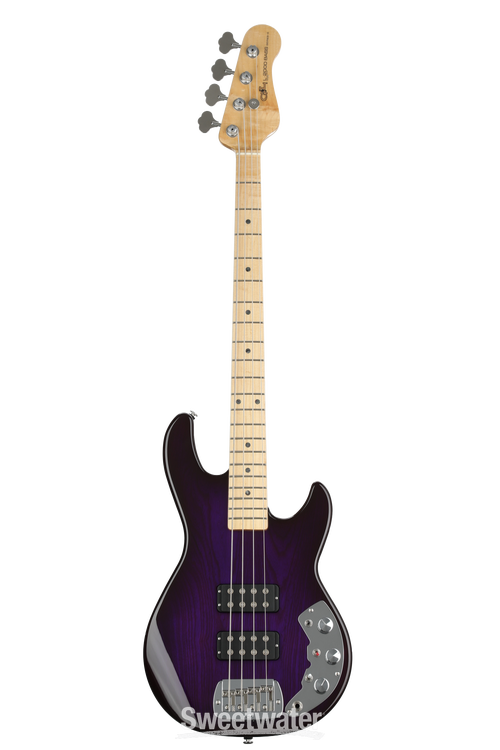 G&L CLF Research L-2000 Bass Guitar - Purpleburst | Sweetwater