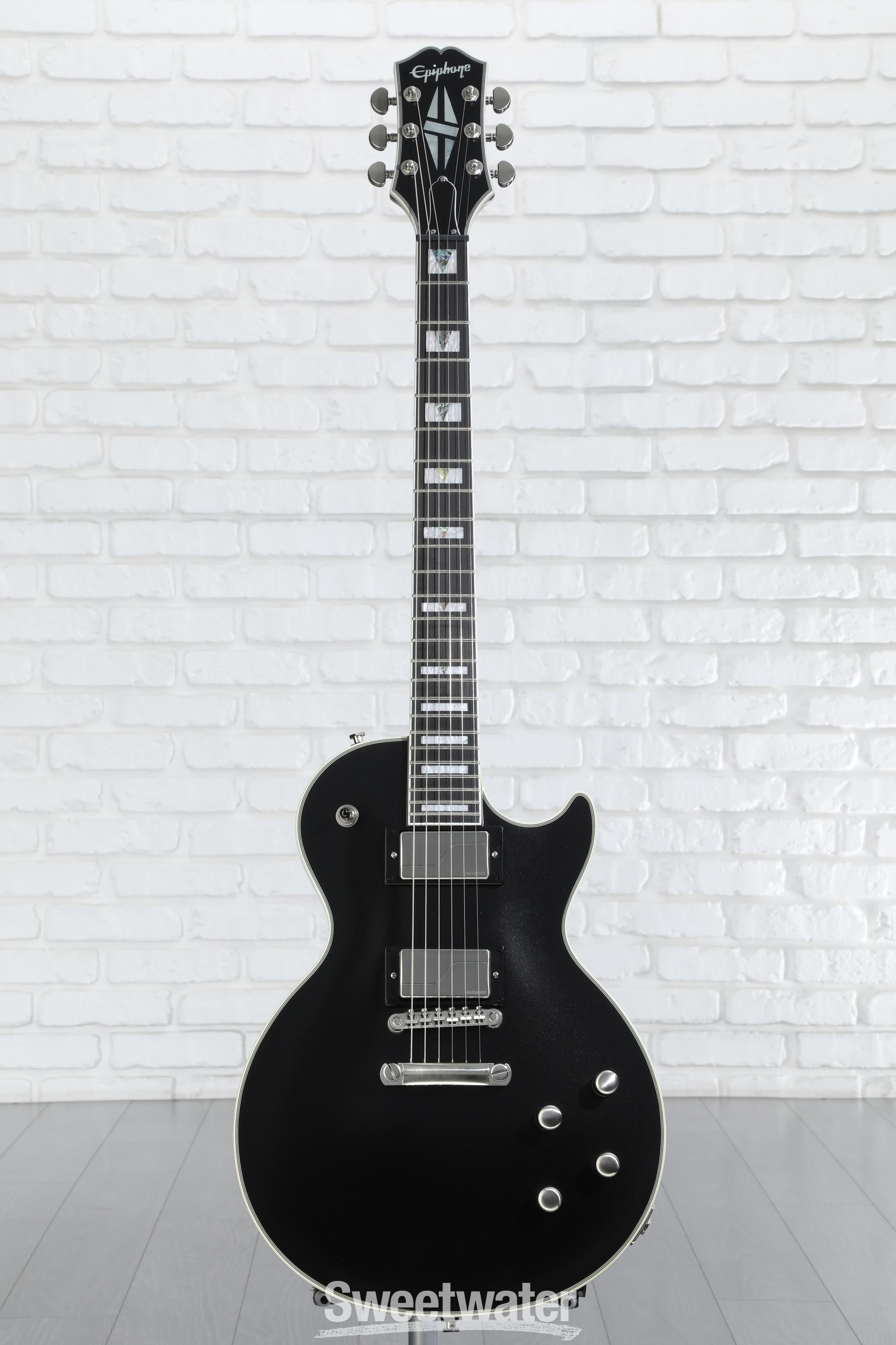 ⭐︎EPIPHONE Les Paul Prophecy Black Epiphone Les Paul Prophecy Electric Guitar - Aged Jet Black