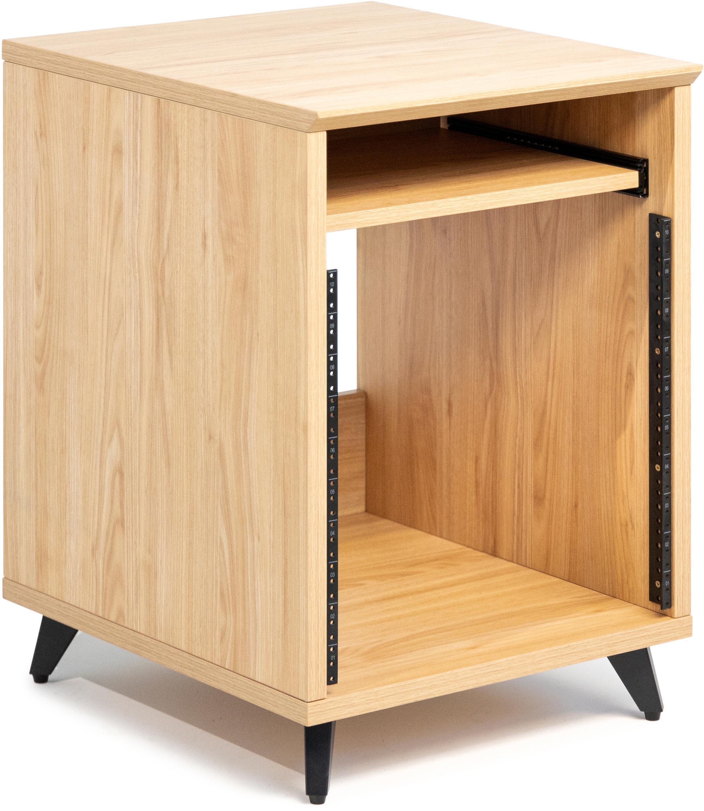 Gator Frameworks Elite Desk 10U Rack - Natural Maple Matte