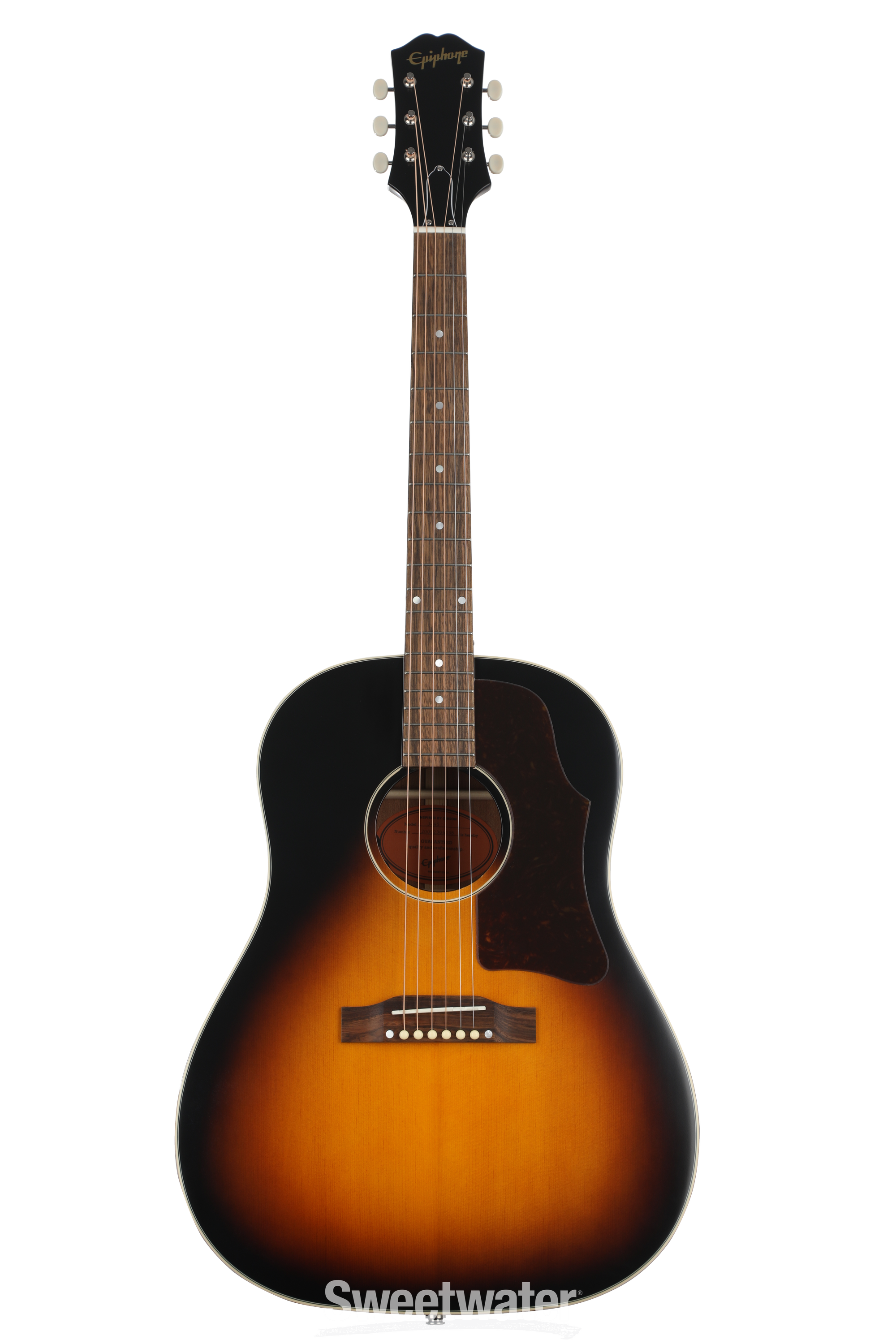 Epiphone J-45 Acoustic Guitar - Aged Vintage Sunburst Gloss Epiphone J-45 Acoustic Guitar - Aged Vintage Sunburst Gloss