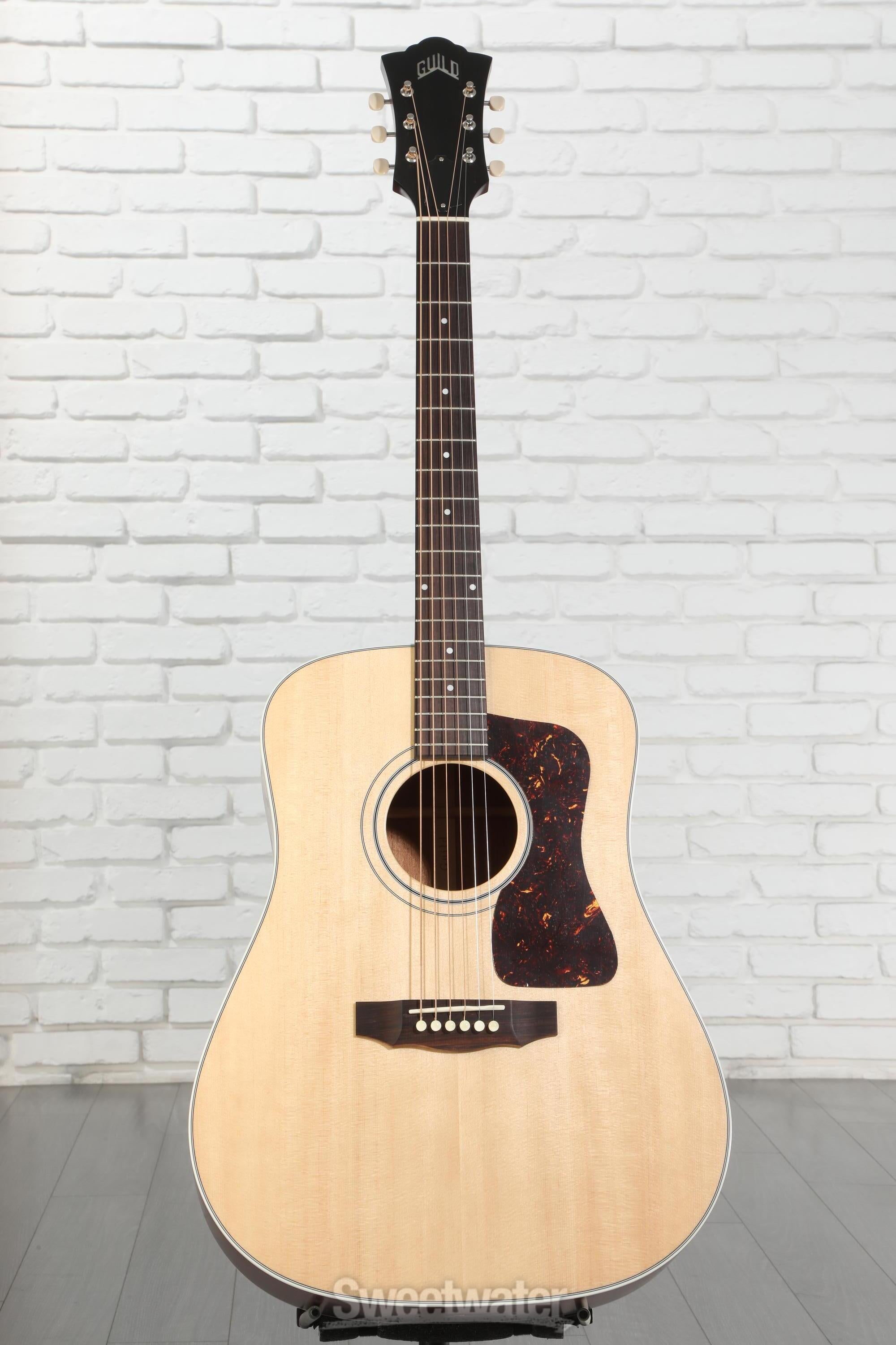 Guild D-40 Standard Dreadnought Acoustic Guitar - Natural | Sweetwater