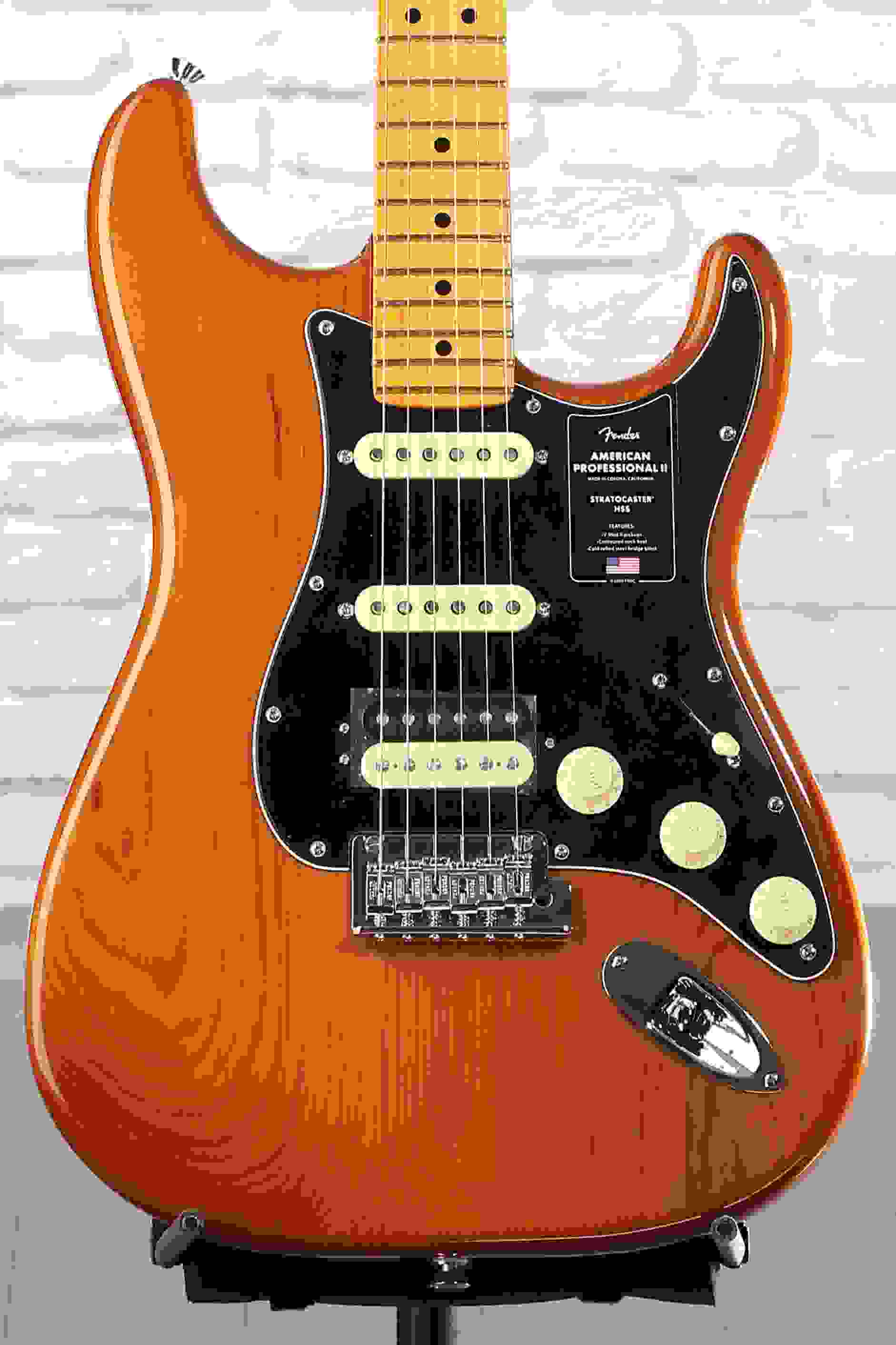 Fender American Professional II Stratocaster HSS - Roasted Pine with Maple Fingerboard