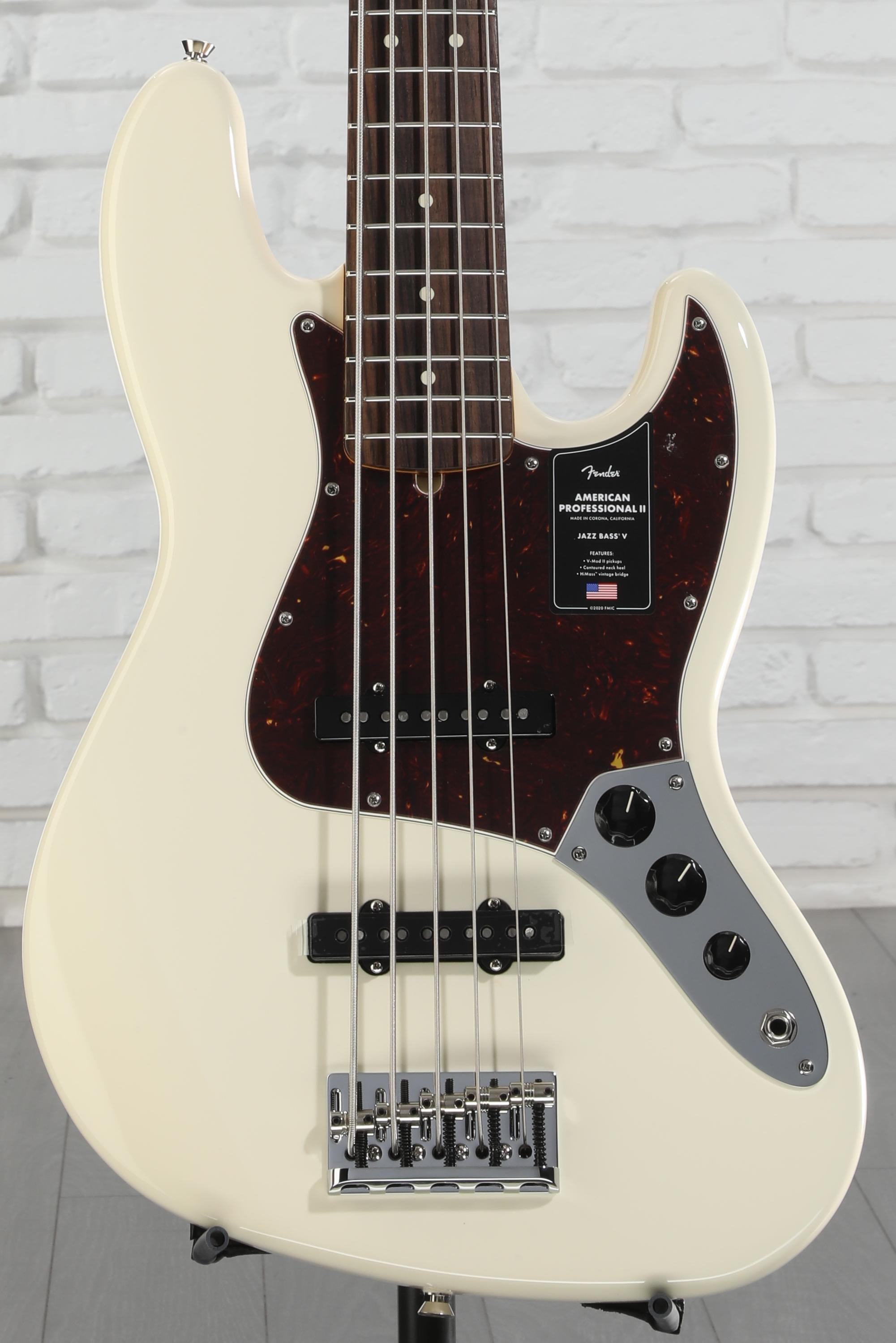 ベース Fender American Professional Jazz Bass V Fender American Professional II Jazz Bass V Maple