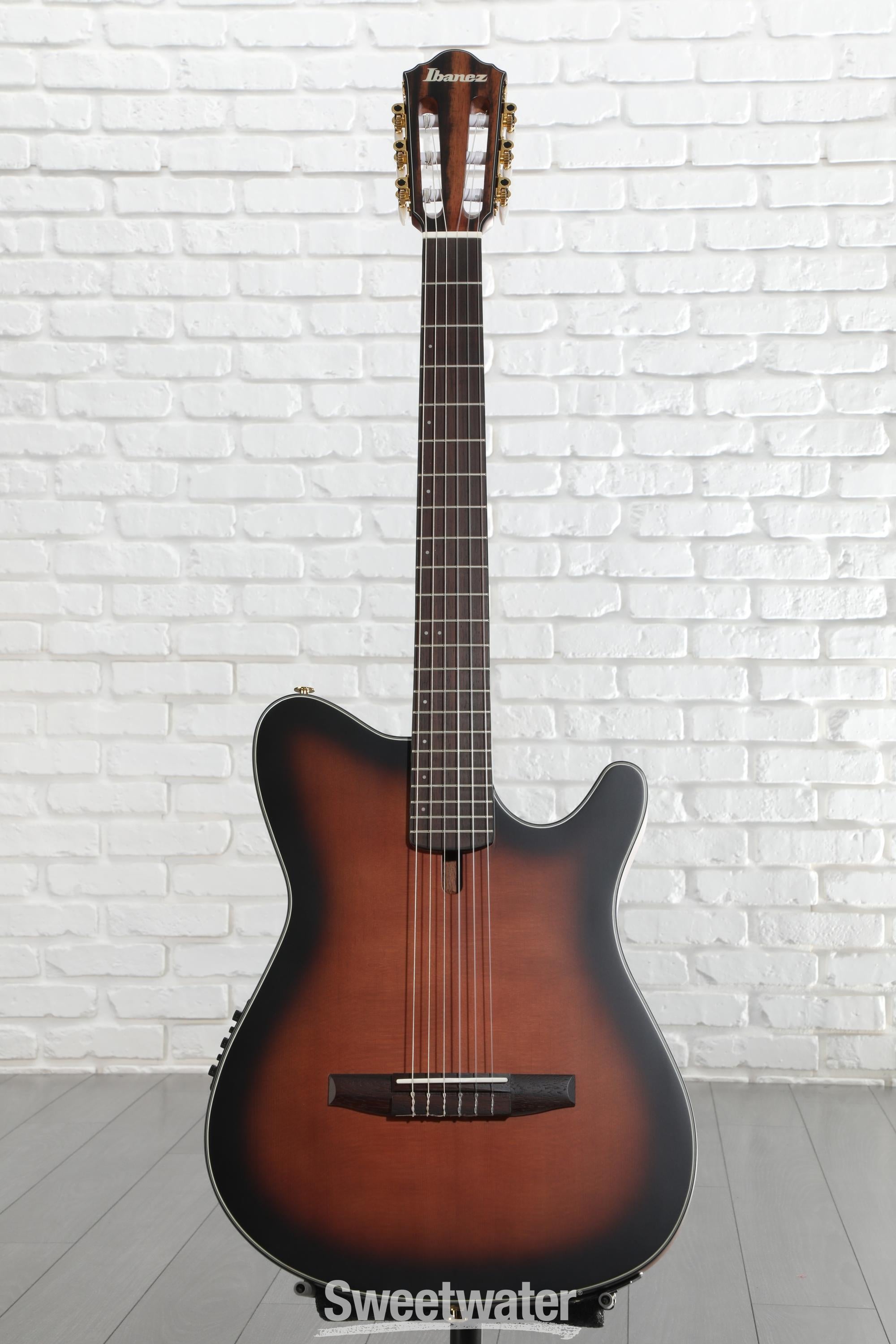 Ibanez FRH10N Thinline Nylon Acoustic-electric Guitar - Brown