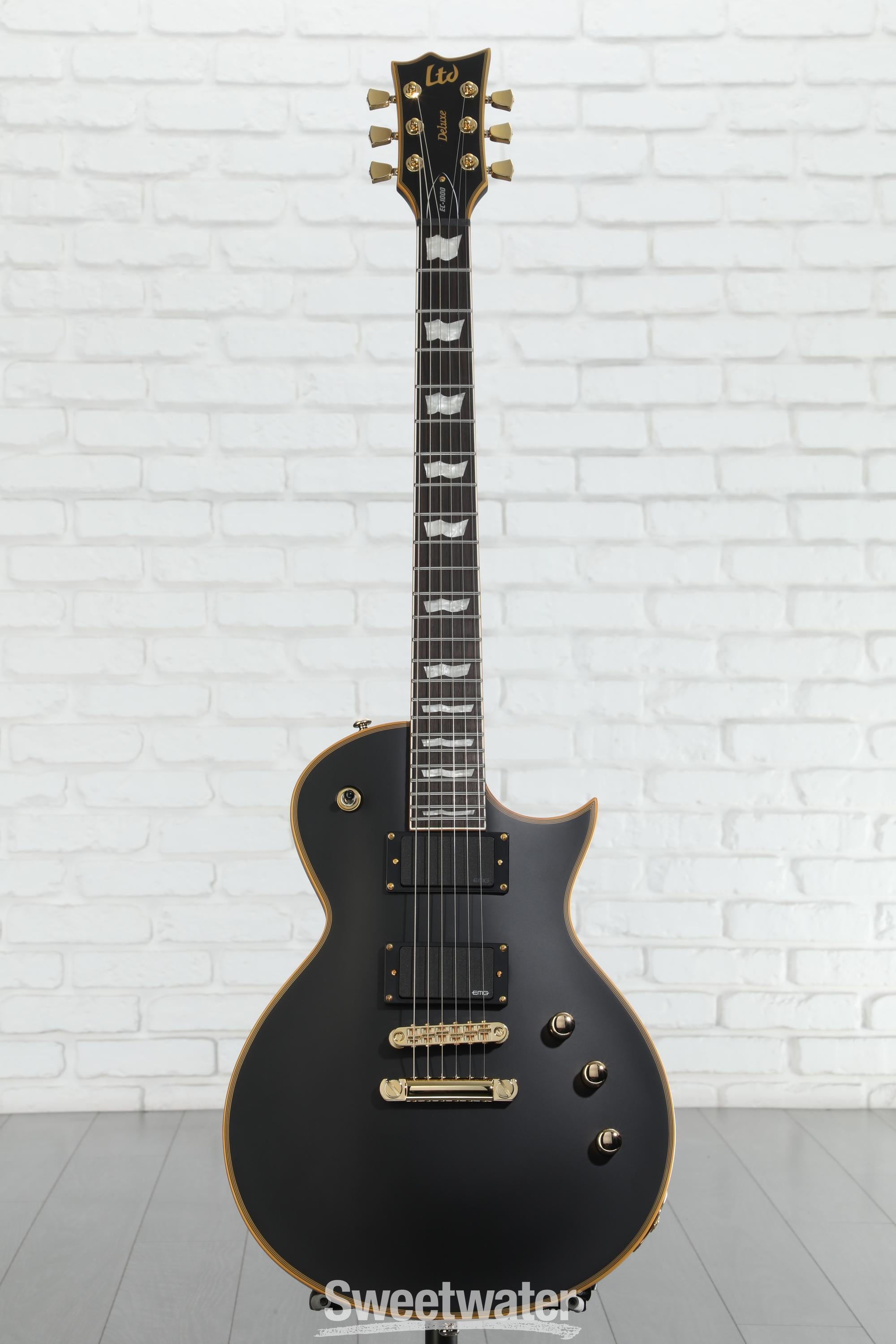 ESP LTD EC-1000 Electric Guitar - Vintage Black | Sweetwater