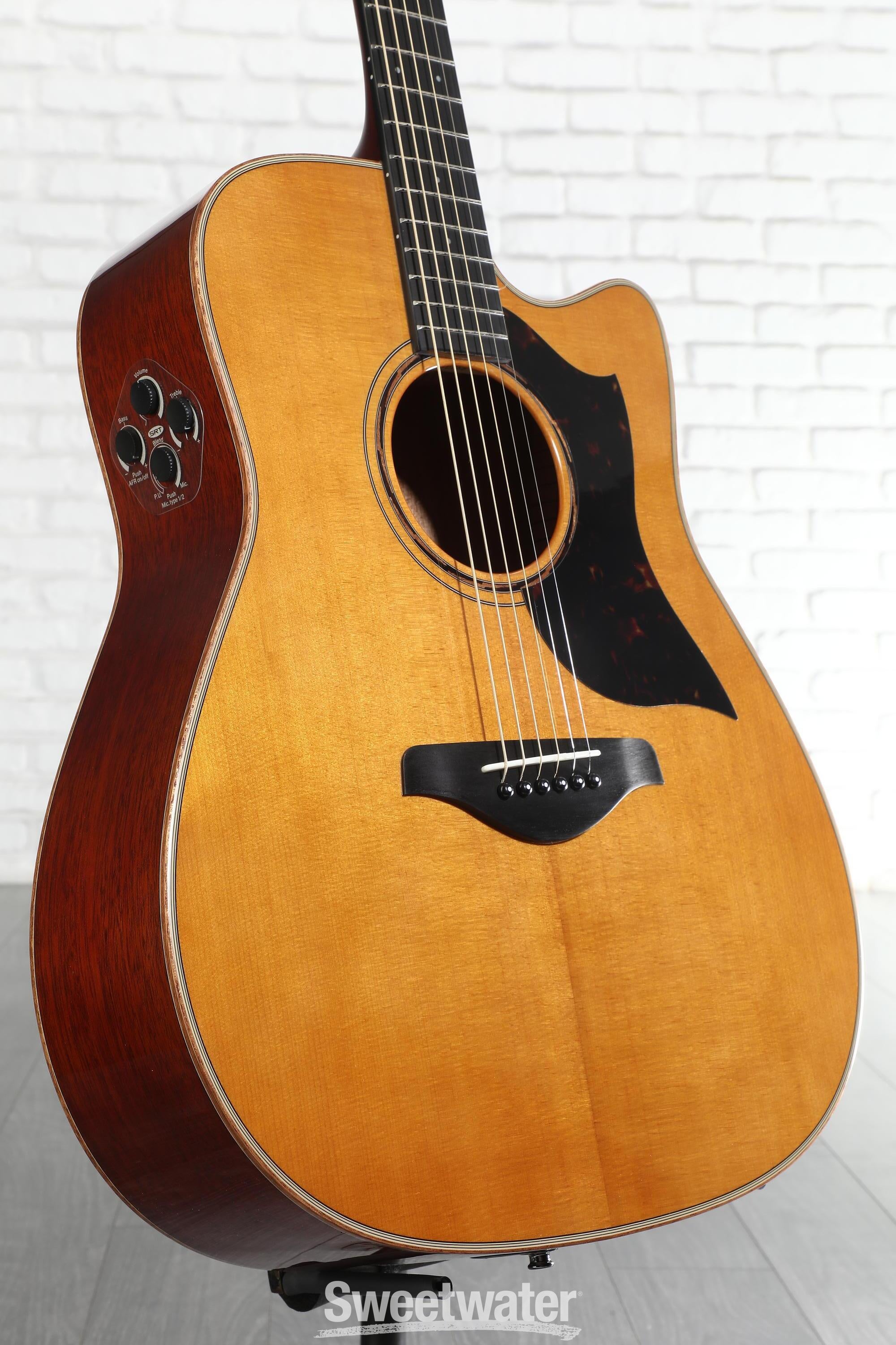 Photo of Yamaha A3M ARE Acoustic-electric Guitar - Vintage Natural