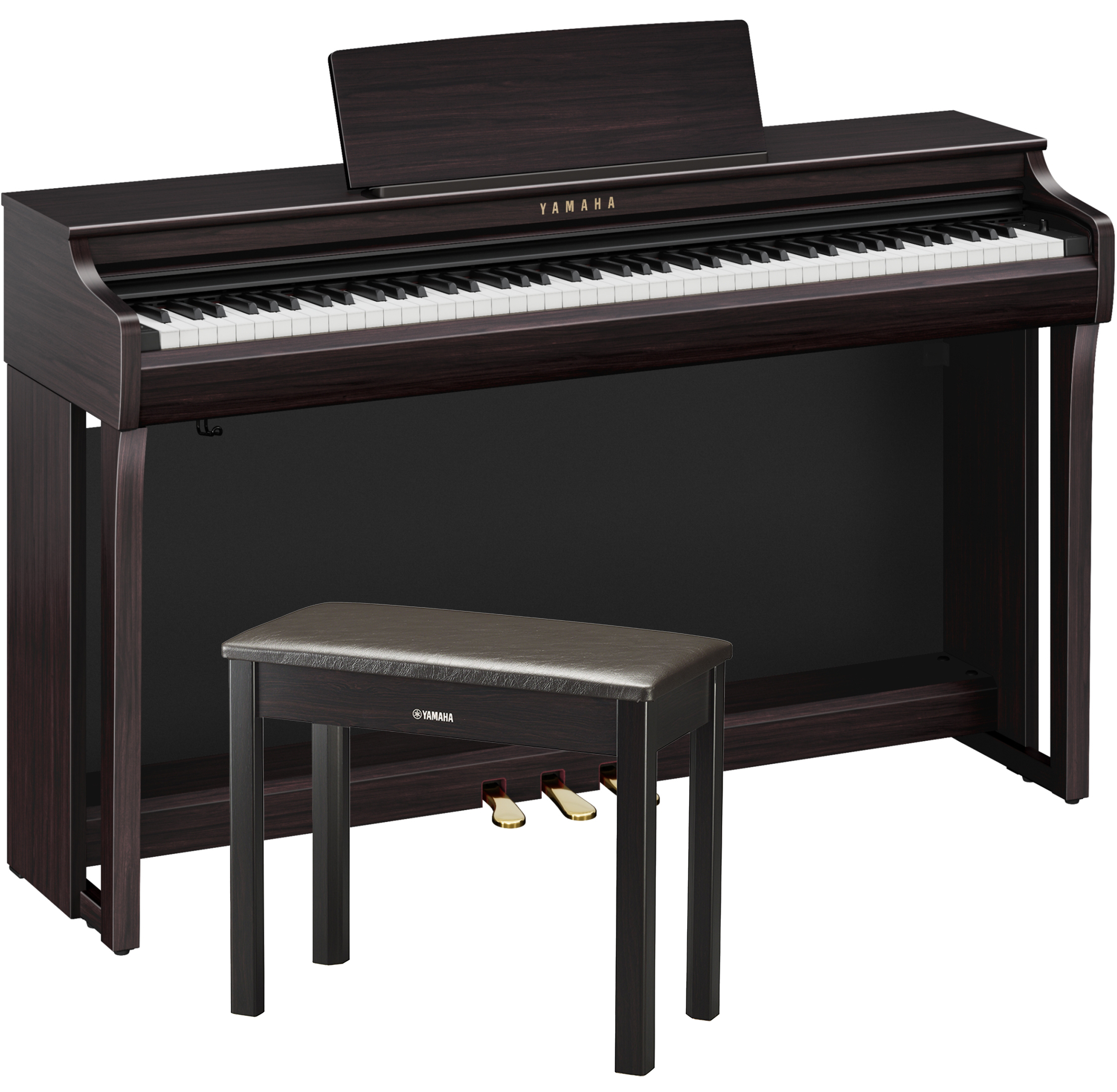 しゅわわん YAMAHA CLP-735WA Clavinova デジタル Yamaha Clavinova CLP-735 Digital Upright Piano with Bench