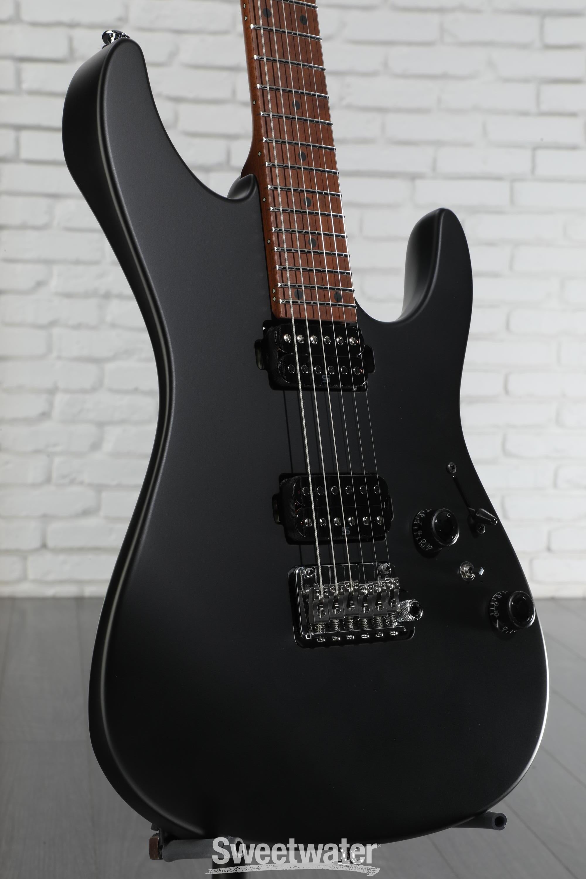 Ibanez Prestige AZ2402 Electric Guitar - Black Flat | Sweetwater