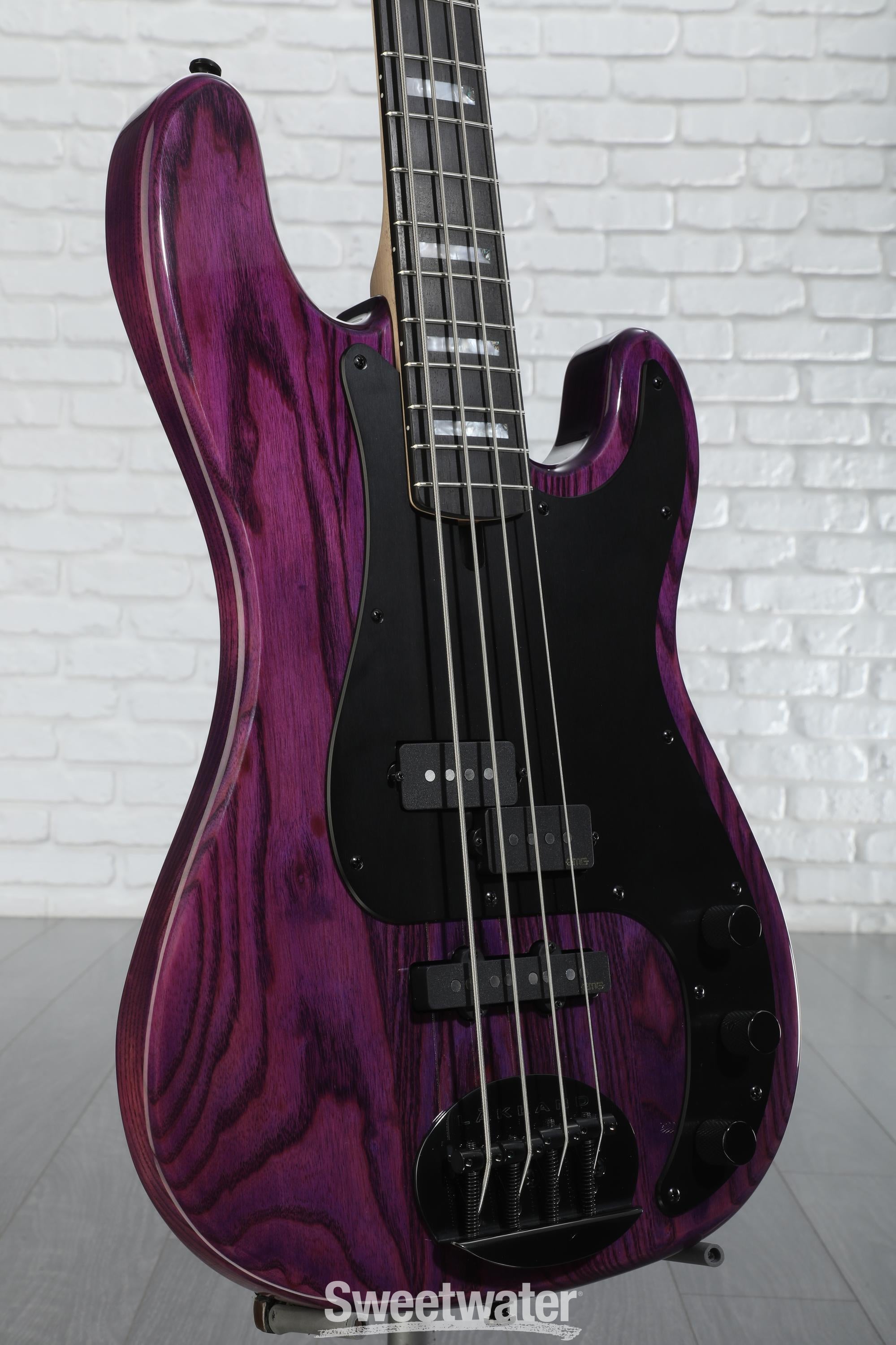 Lakland Skyline 44-64 GZ Bass Guitar - Translucent Purple Lakland Skyline 44-64 GZ Bass Guitar - Translucent Purple