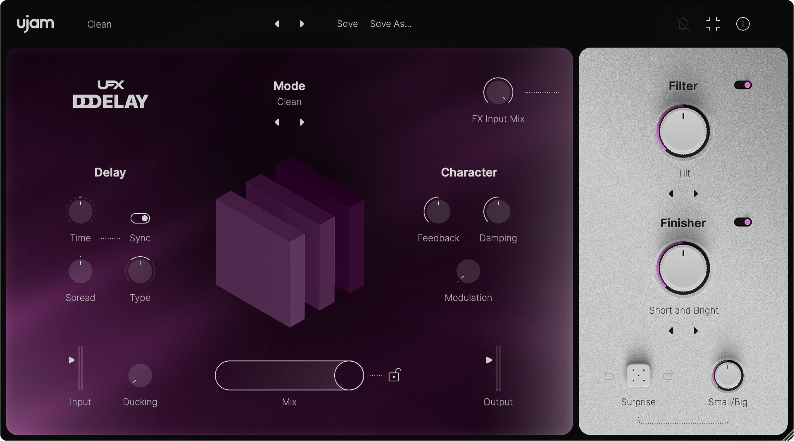UJAM - UFX DELAY ディレイ・マルチエフェクトプラグイン（UJAM