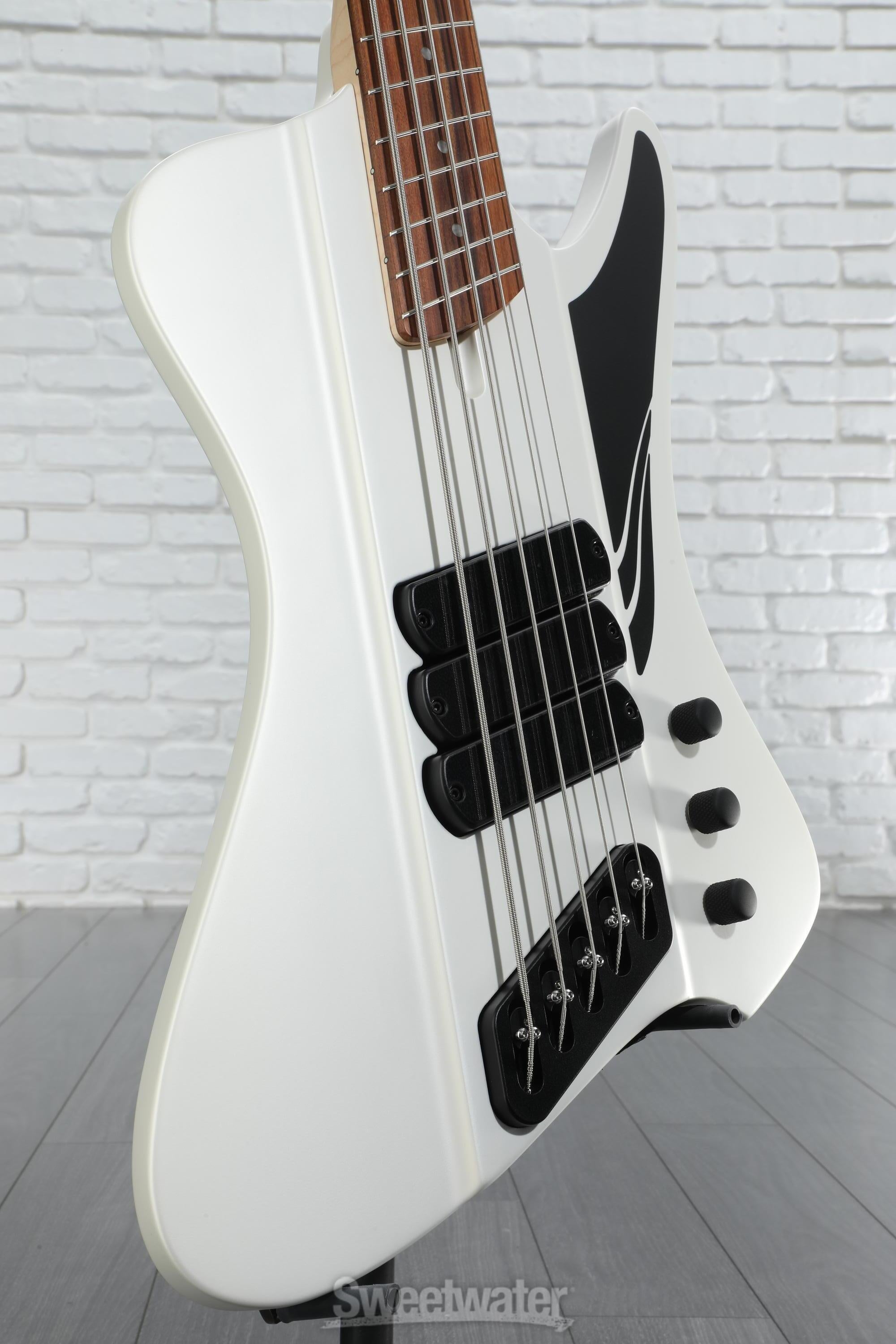 Dingwall Guitars D-Roc Standard 5-string Electric Bass Guitar - Matte Ducati White