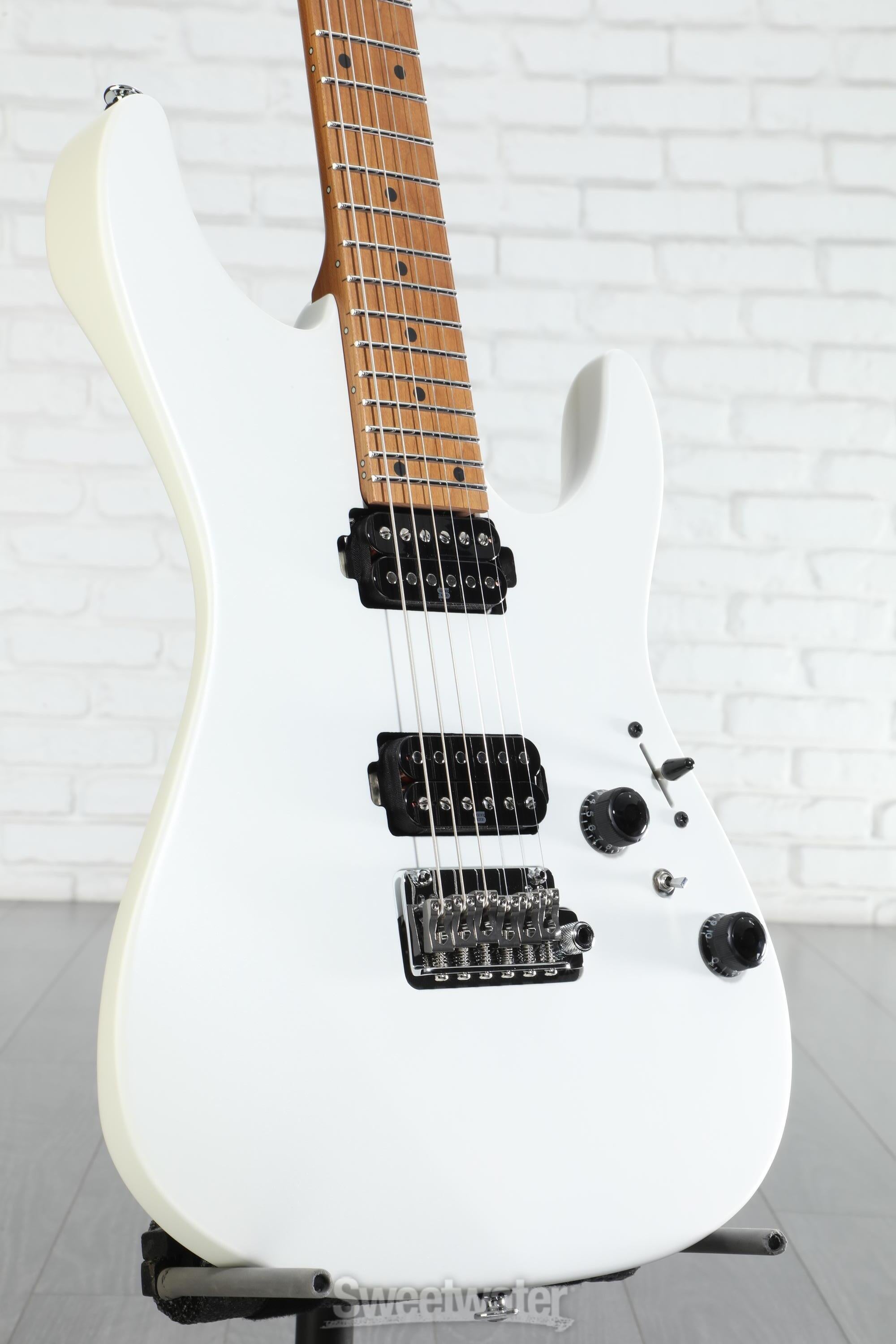 Ibanez Prestige AZ2402 Electric Guitar - Pearl White Flat | Sweetwater