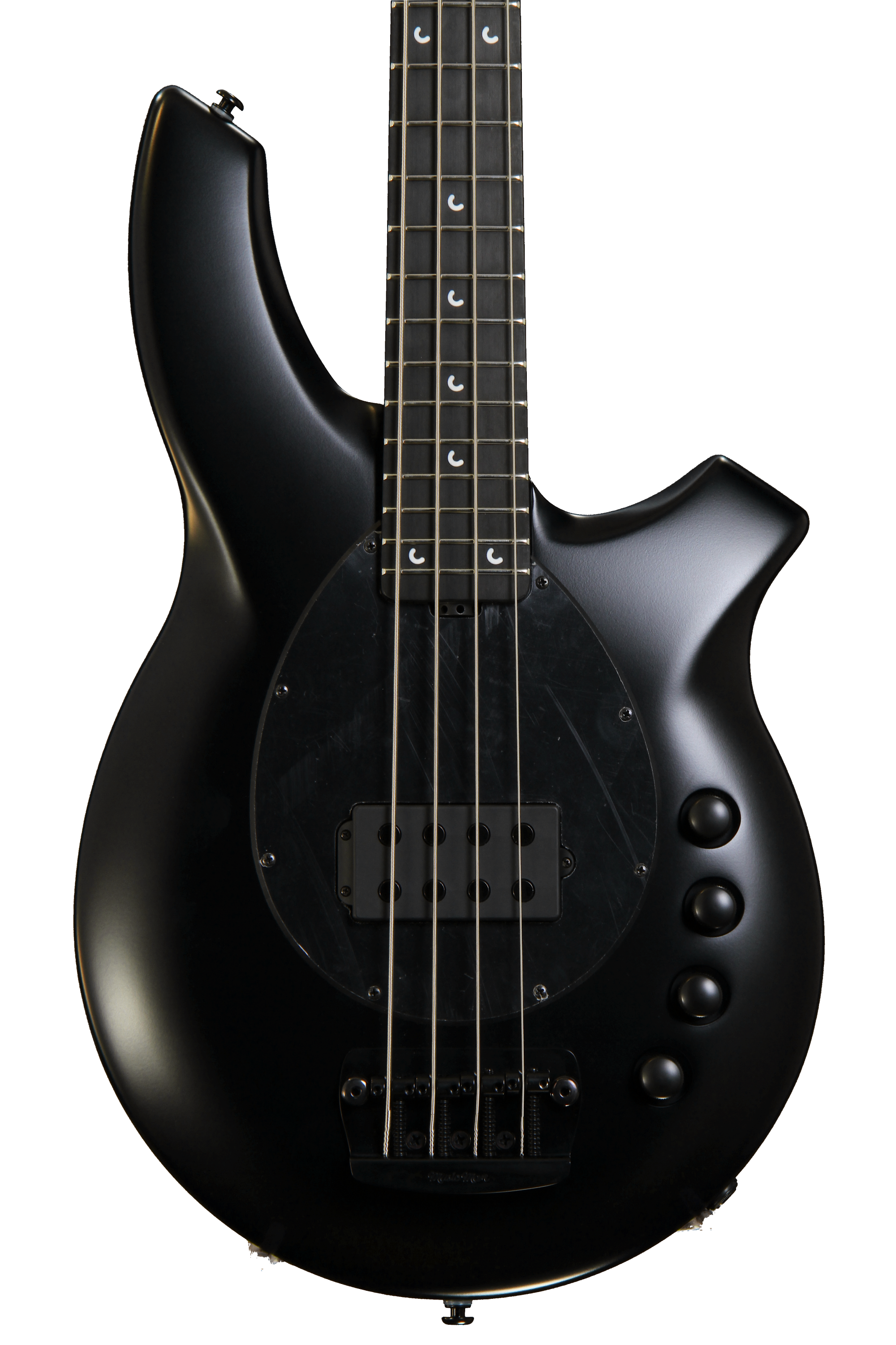 Ernie Ball Music Man Bongo 4 H - Stealth Black | Sweetwater